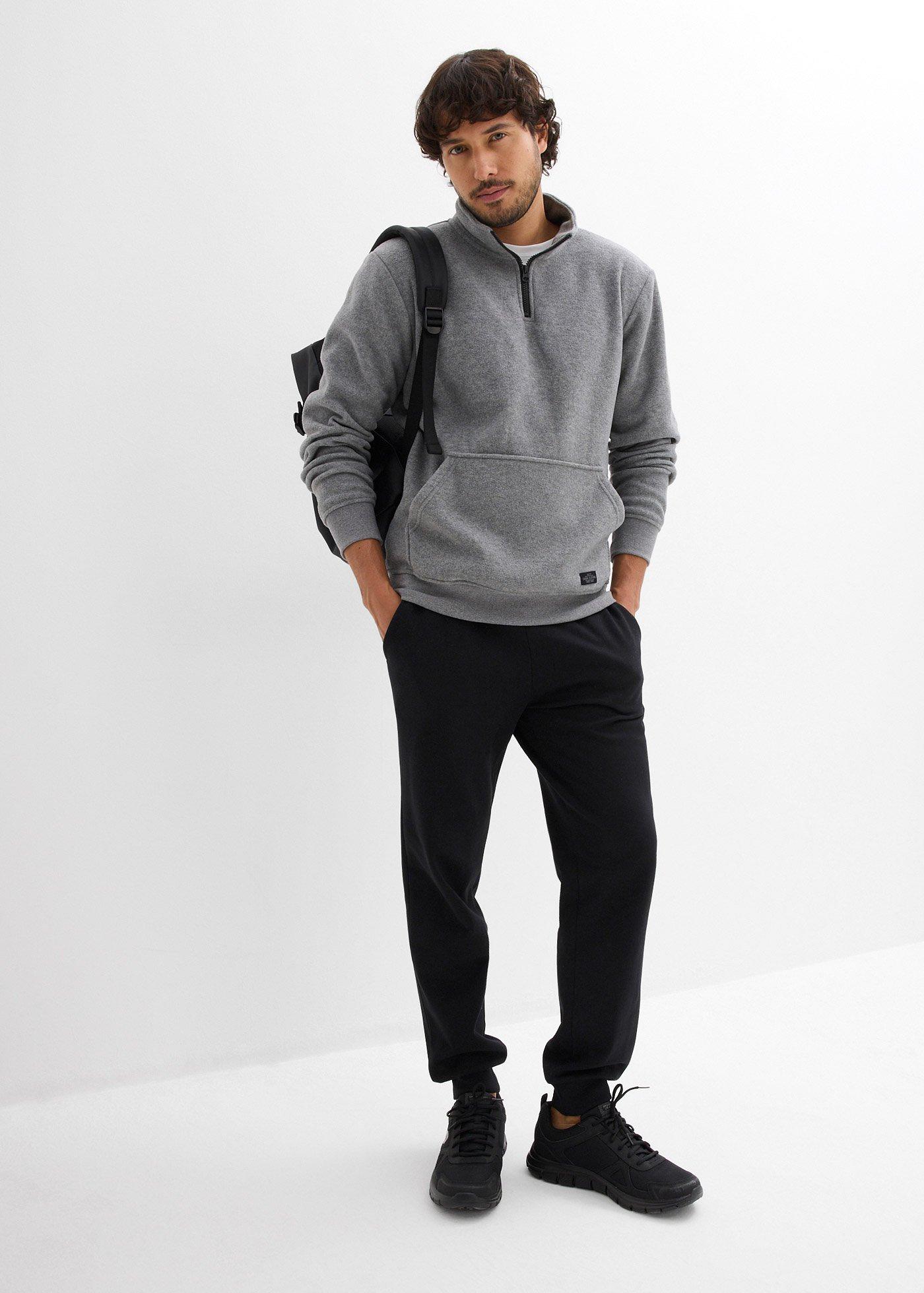 Bluza z polaru ze stójką - Bonprix