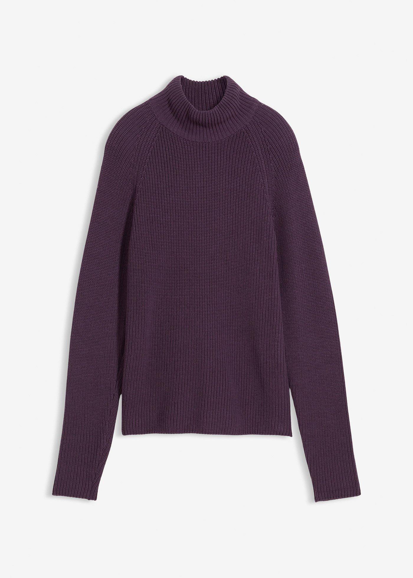 Pull en maille côtelée 100% coton