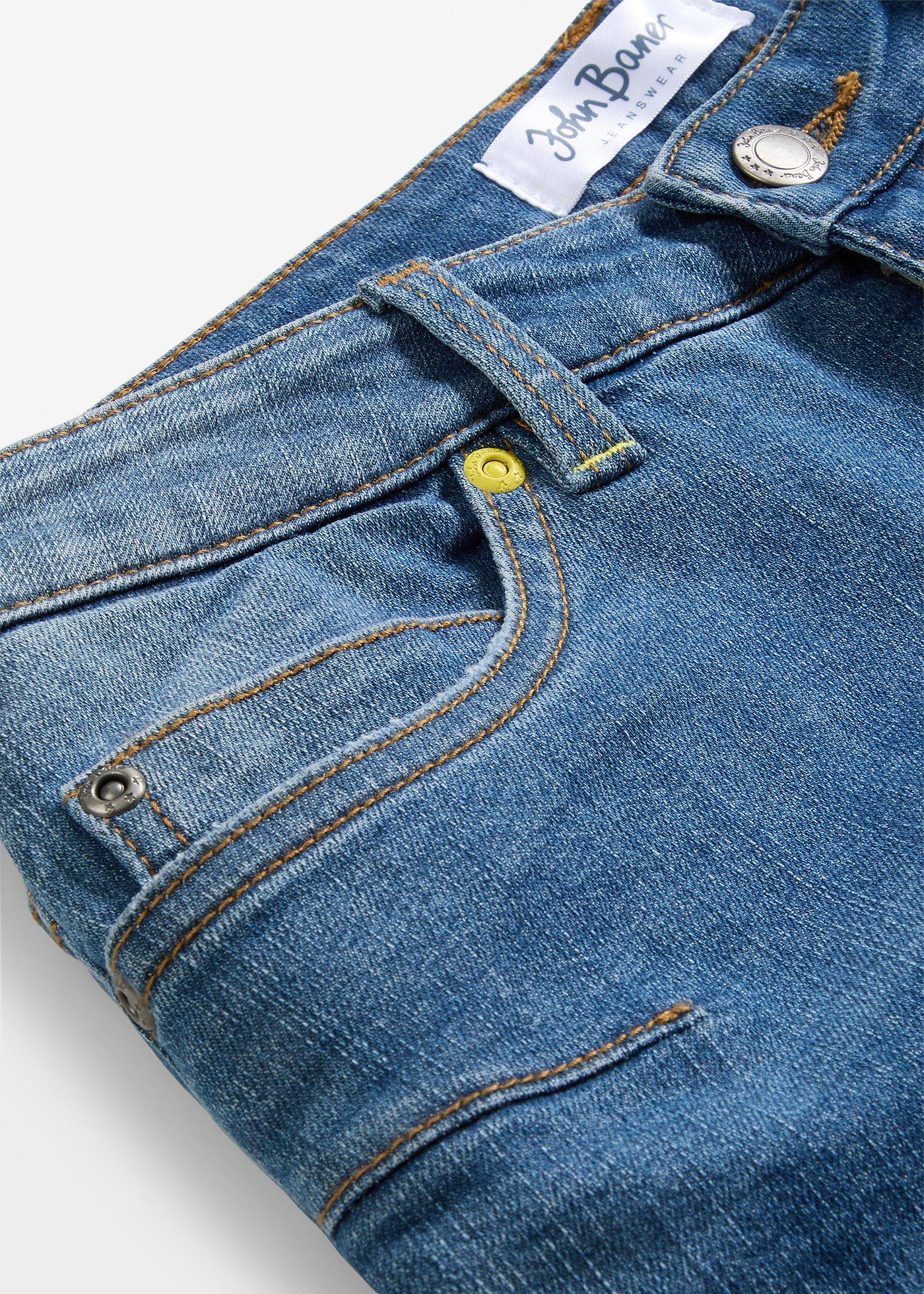 Jeansy termiczne slim fit z flanelową podszewką, tapered - Bonprix