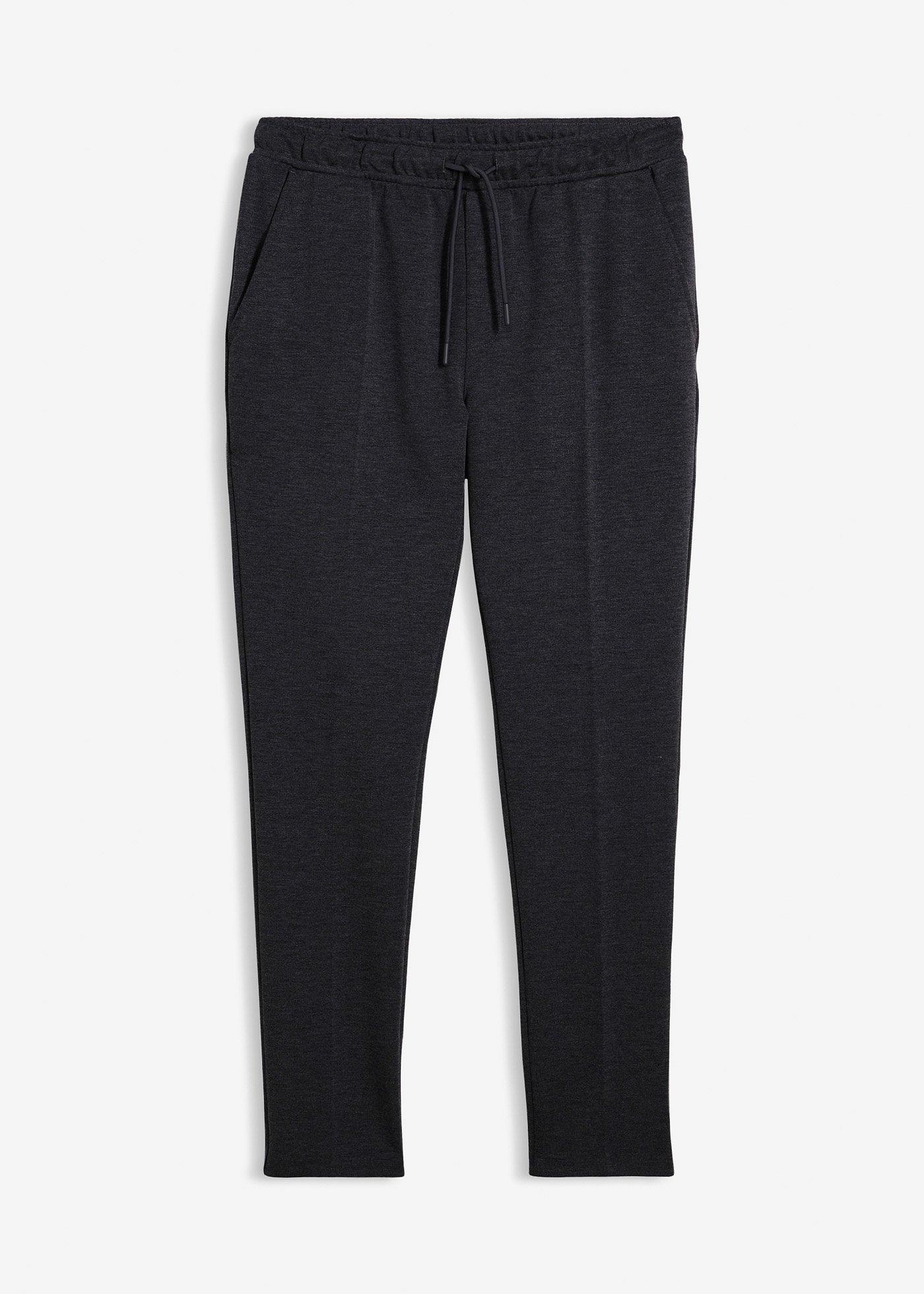 Pantaloni eleganți cu elastic și șiret în talie, Slim Fit, super stretch