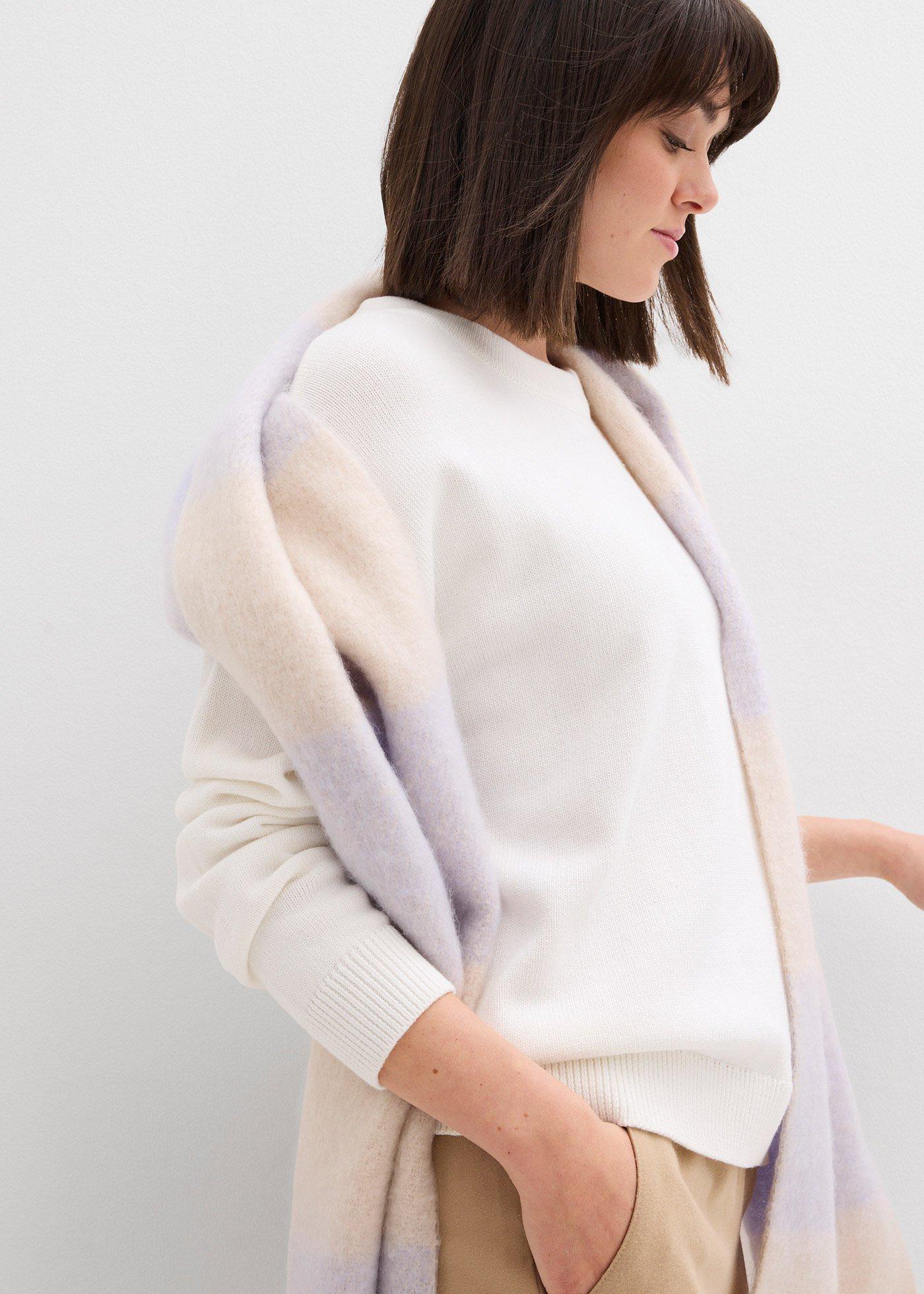 Sweter oversize z czystej bawełny - Bonprix