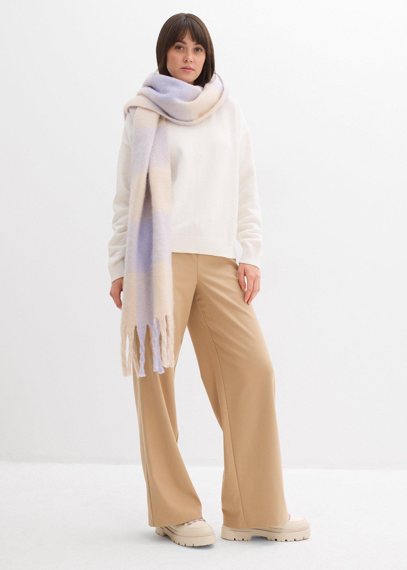 Sweter oversize z czystej bawełny - Bonprix