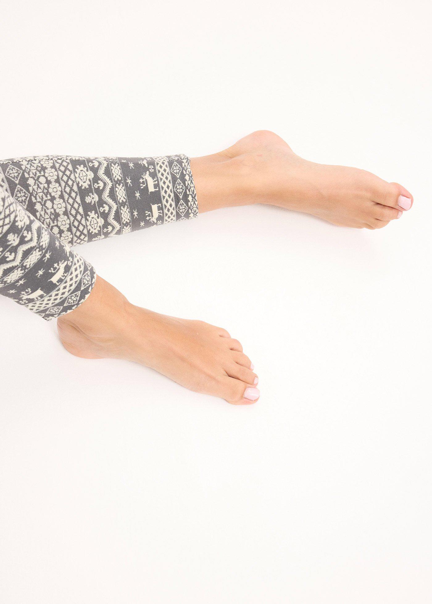 Legginsy ocieplane z poliestru z recyklingu - Bonprix