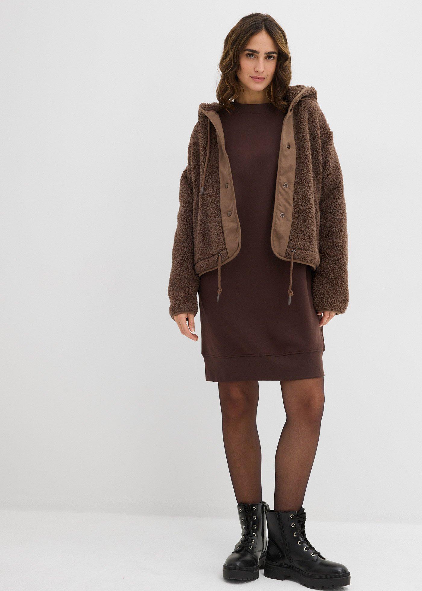 Sukienka dresowa oversized - Bonprix