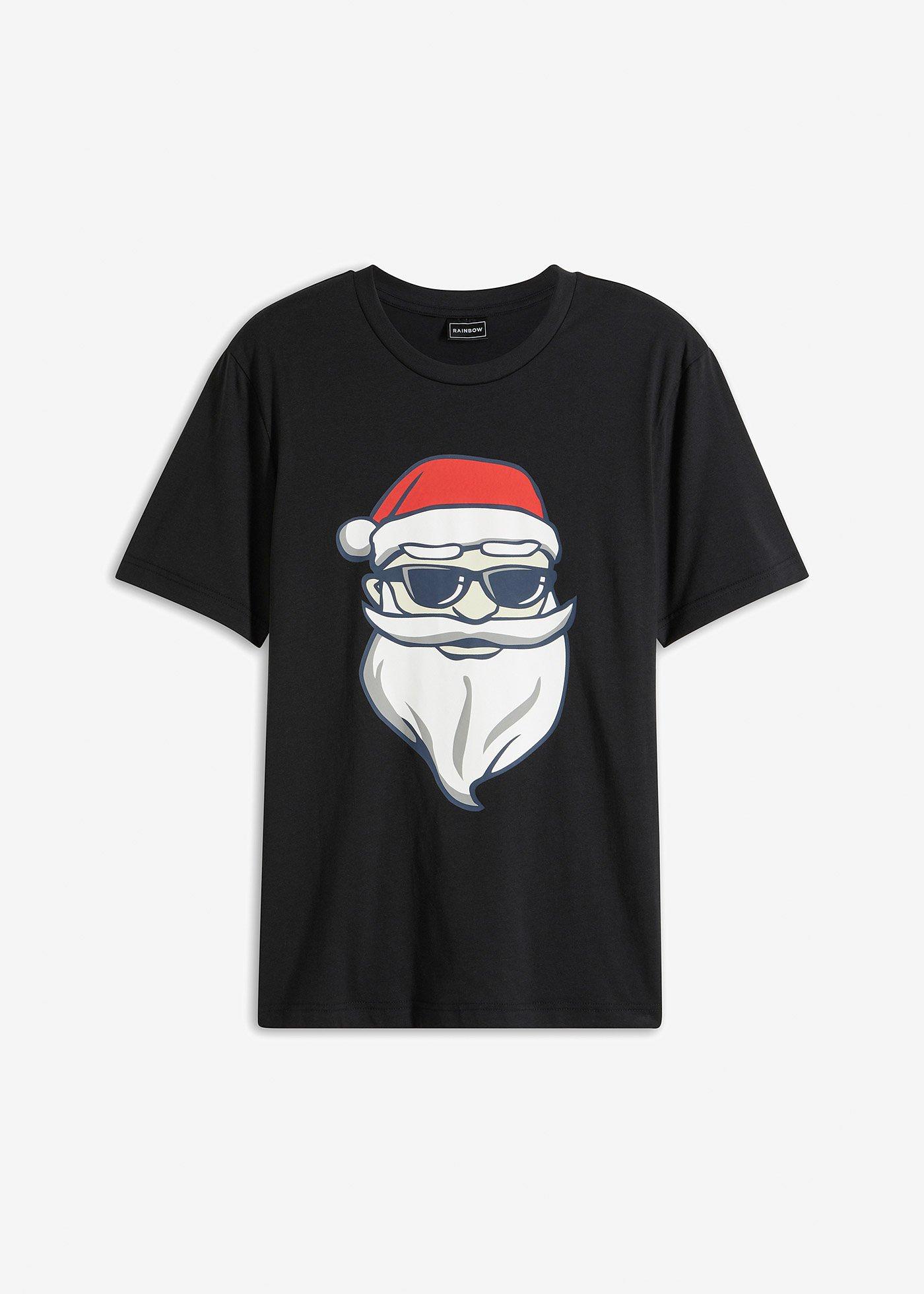 Tricou cu motiv de Crăciun, din bumbac organic 100%