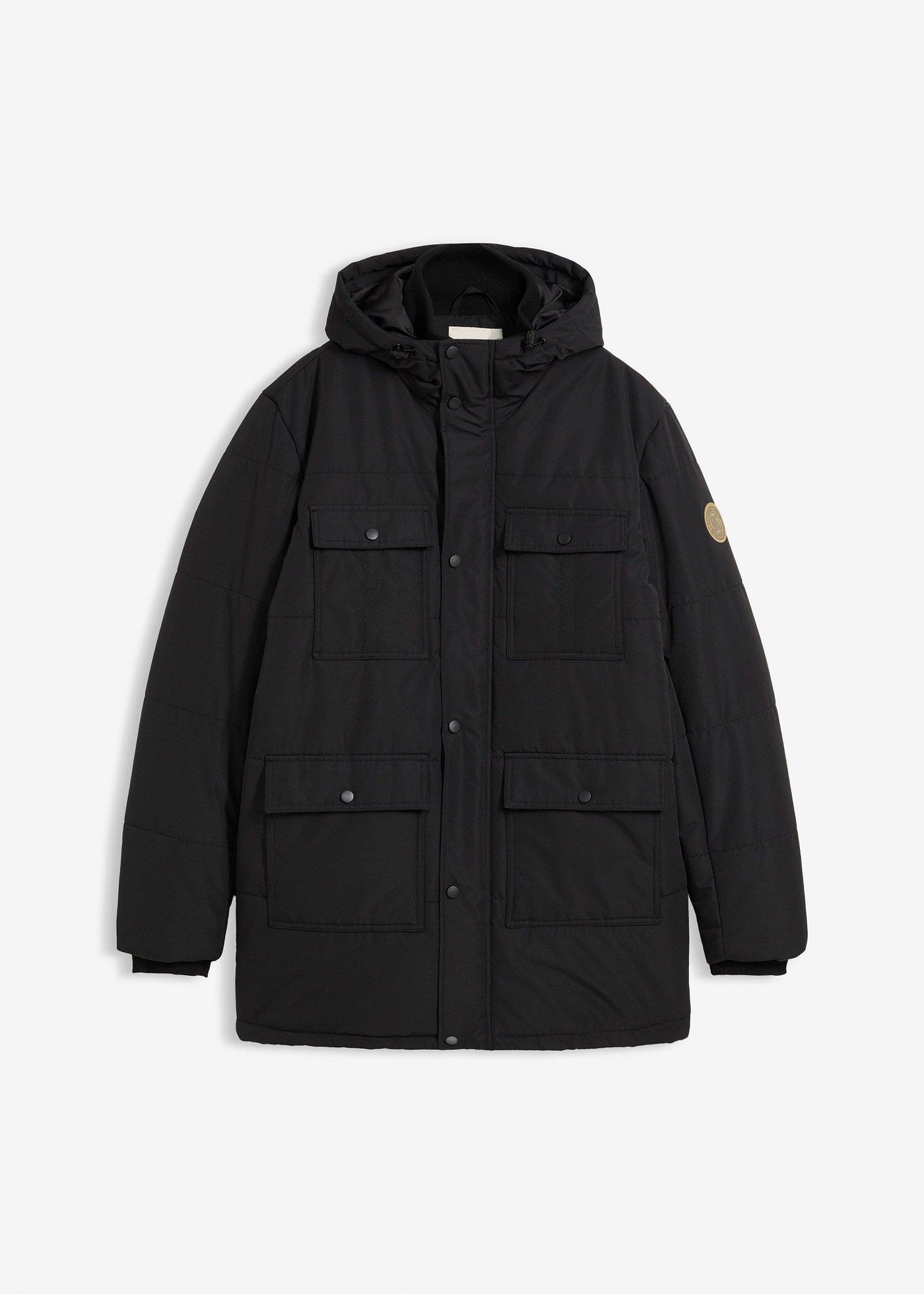 Parka matelassée et déperlante avec poches