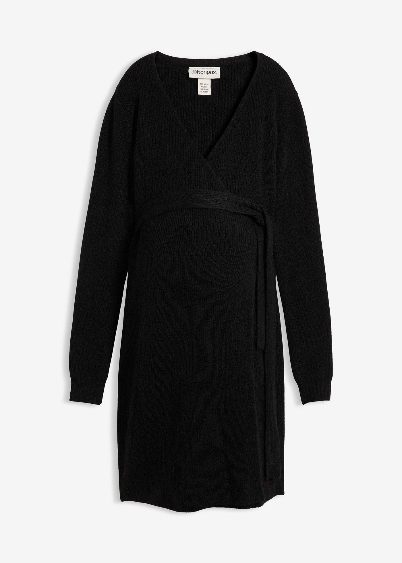Robe portefeuille en maille pour la grossesse et l’allaitement