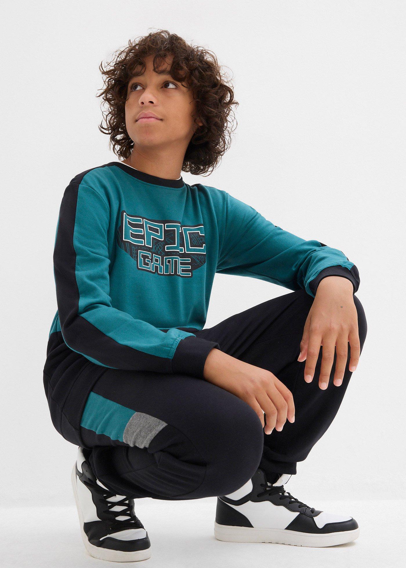 Dres sportowy z czystej bawełny organicznej - Bonprix