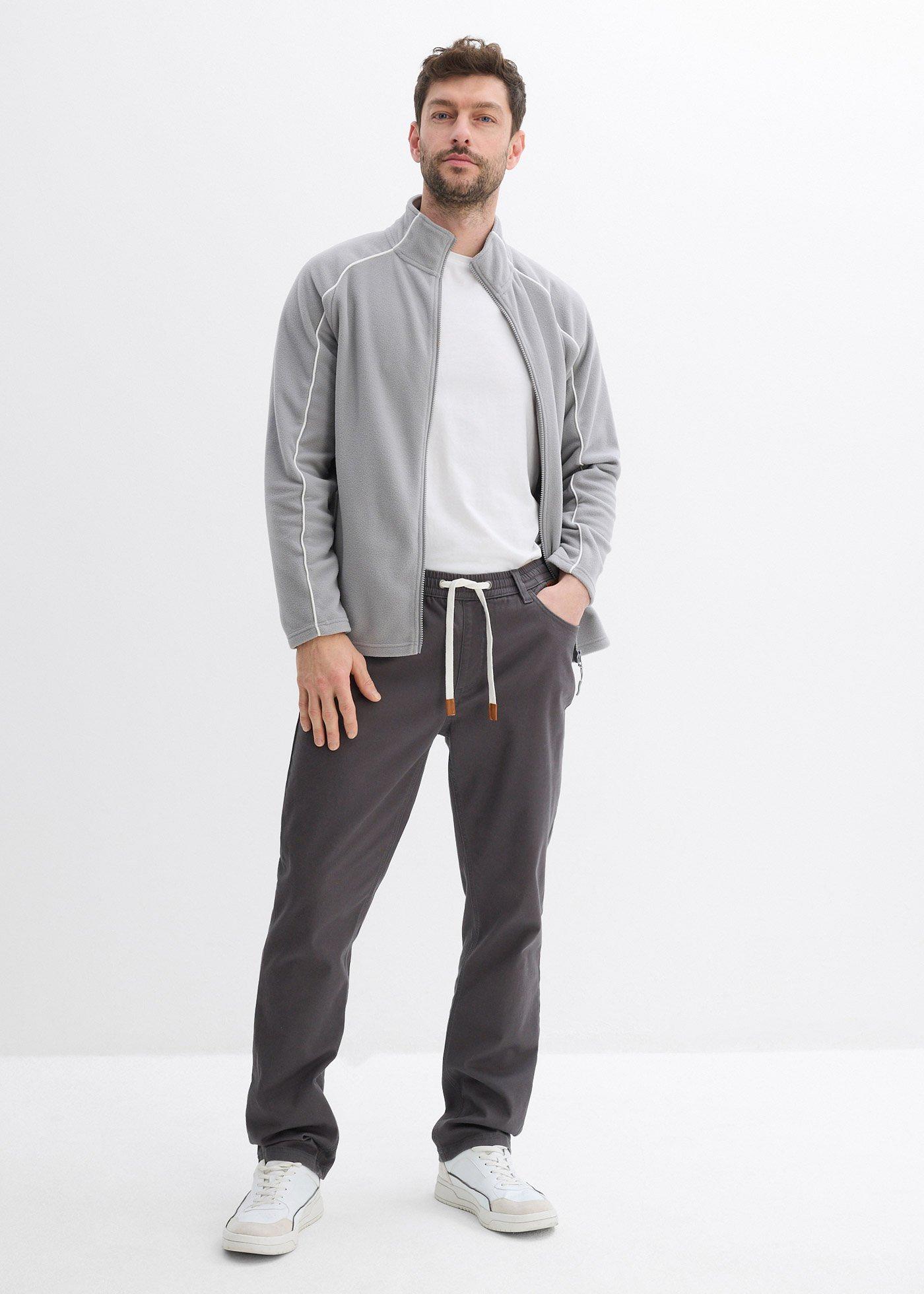 Spodnie z gumką w talii, regular fit, straight - Bonprix