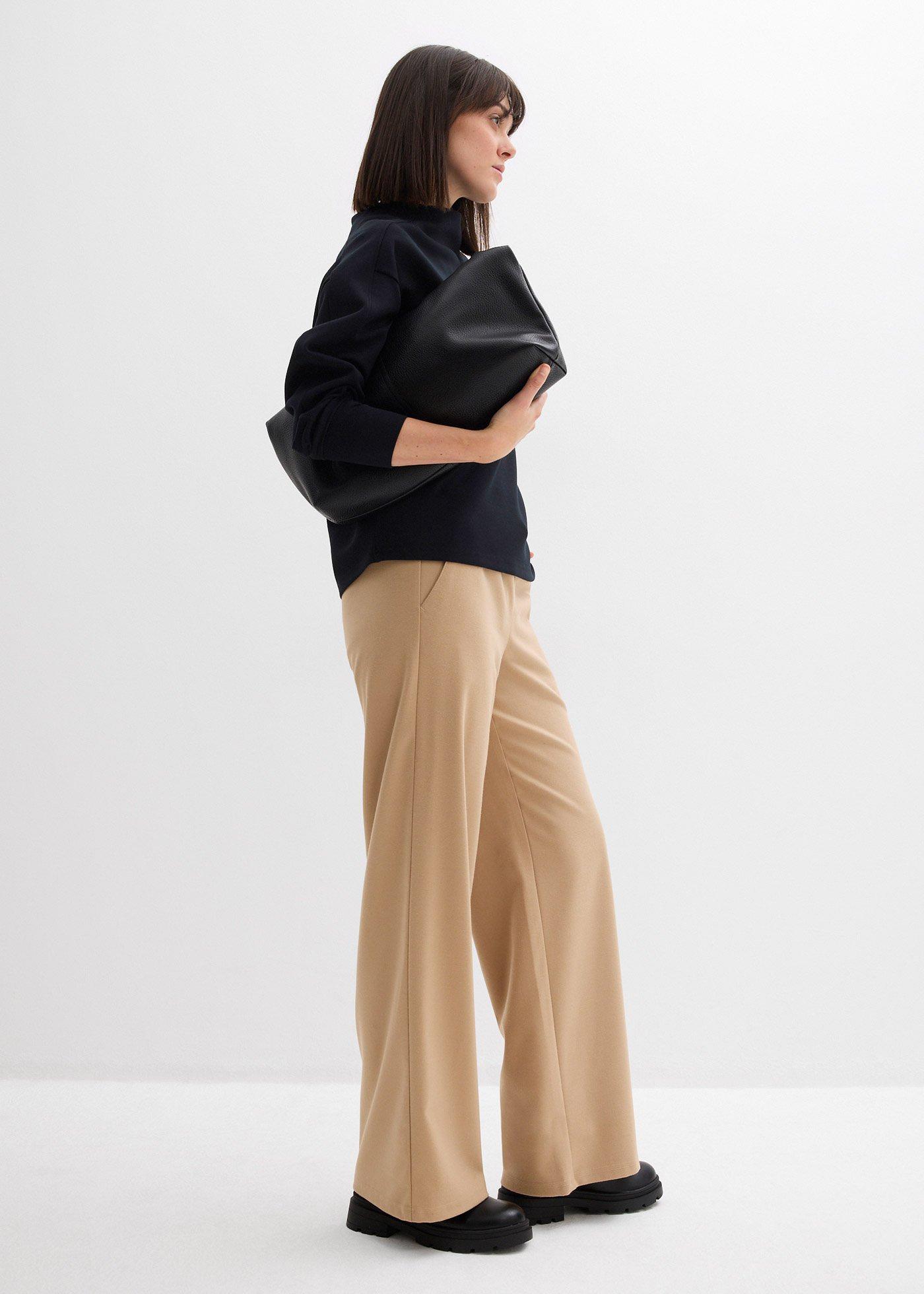 Bluza oversize z miękkiego materiału scuba - Bonprix