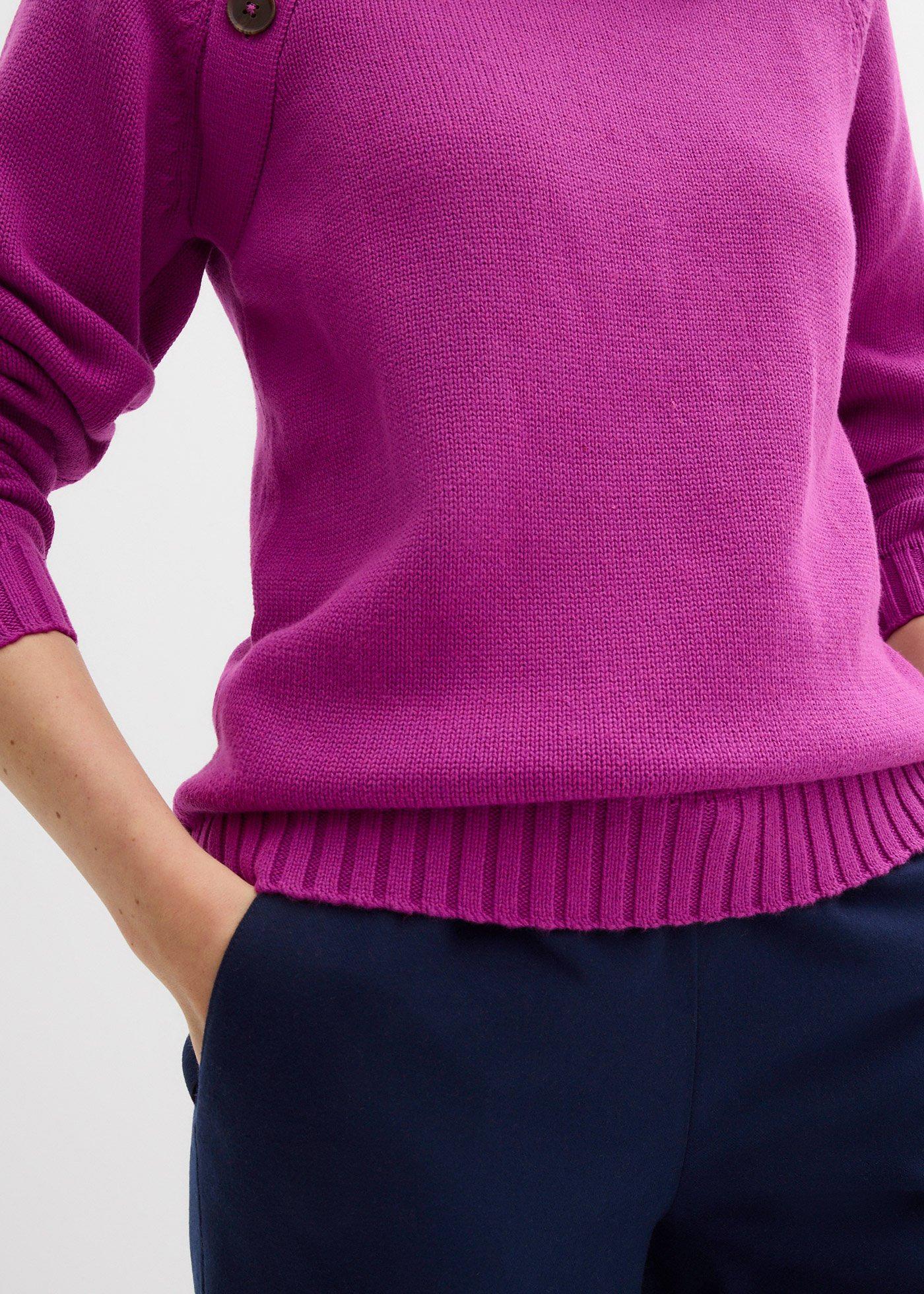 Sweter w asymetrycznym fasonie - Bonprix
