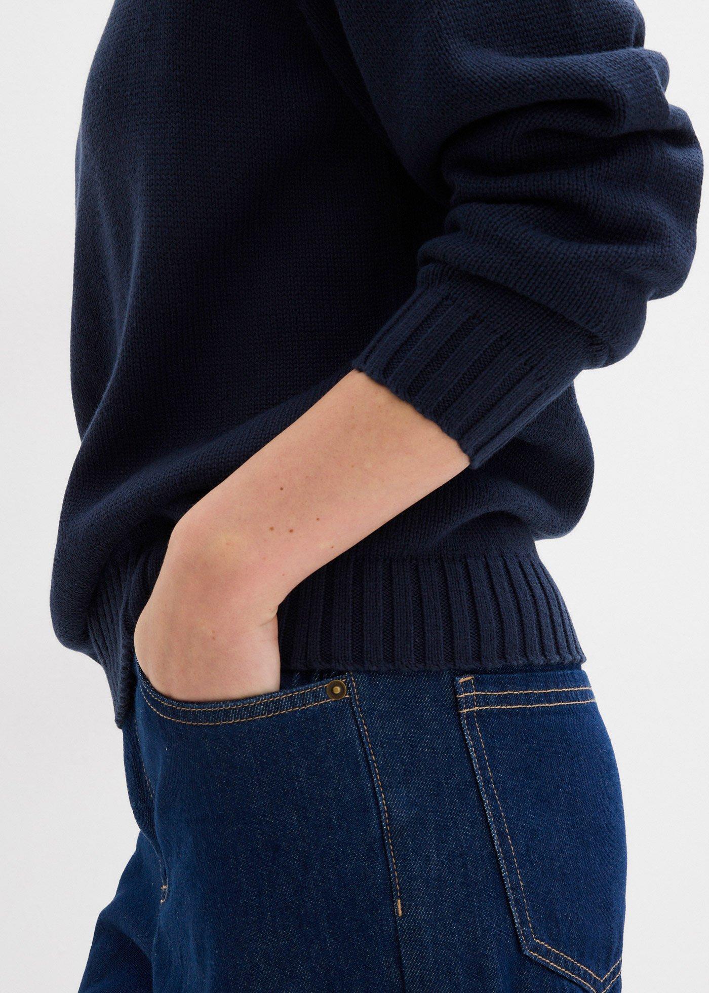 Sweter w asymetrycznym fasonie - Bonprix