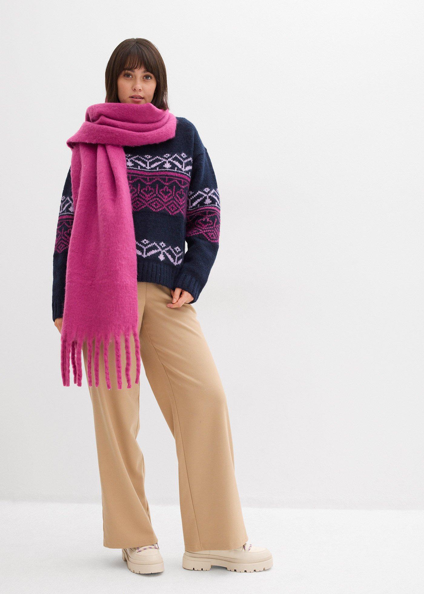 Sweter z norweskim wzorem - Bonprix
