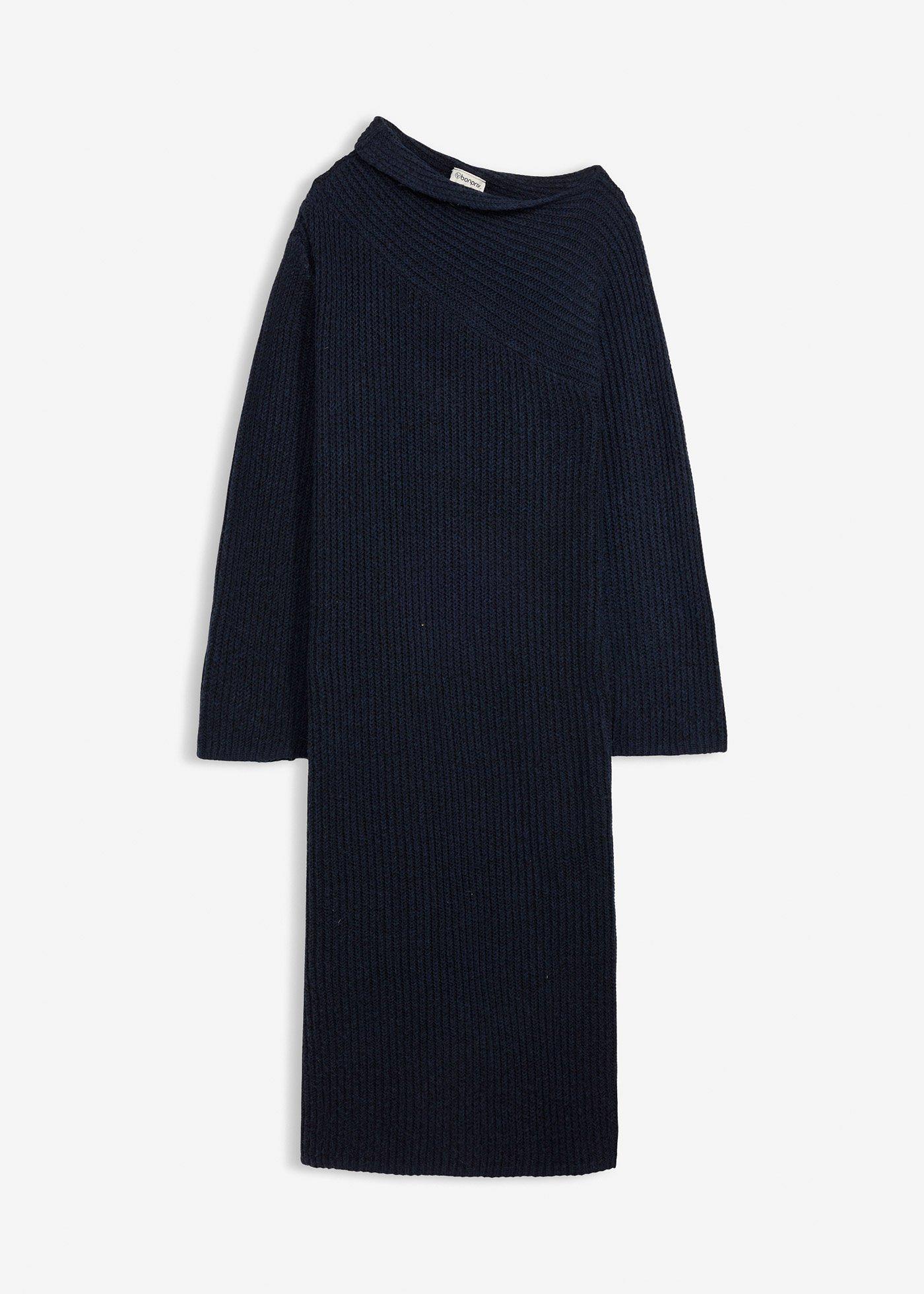 Robe en maille côtelée