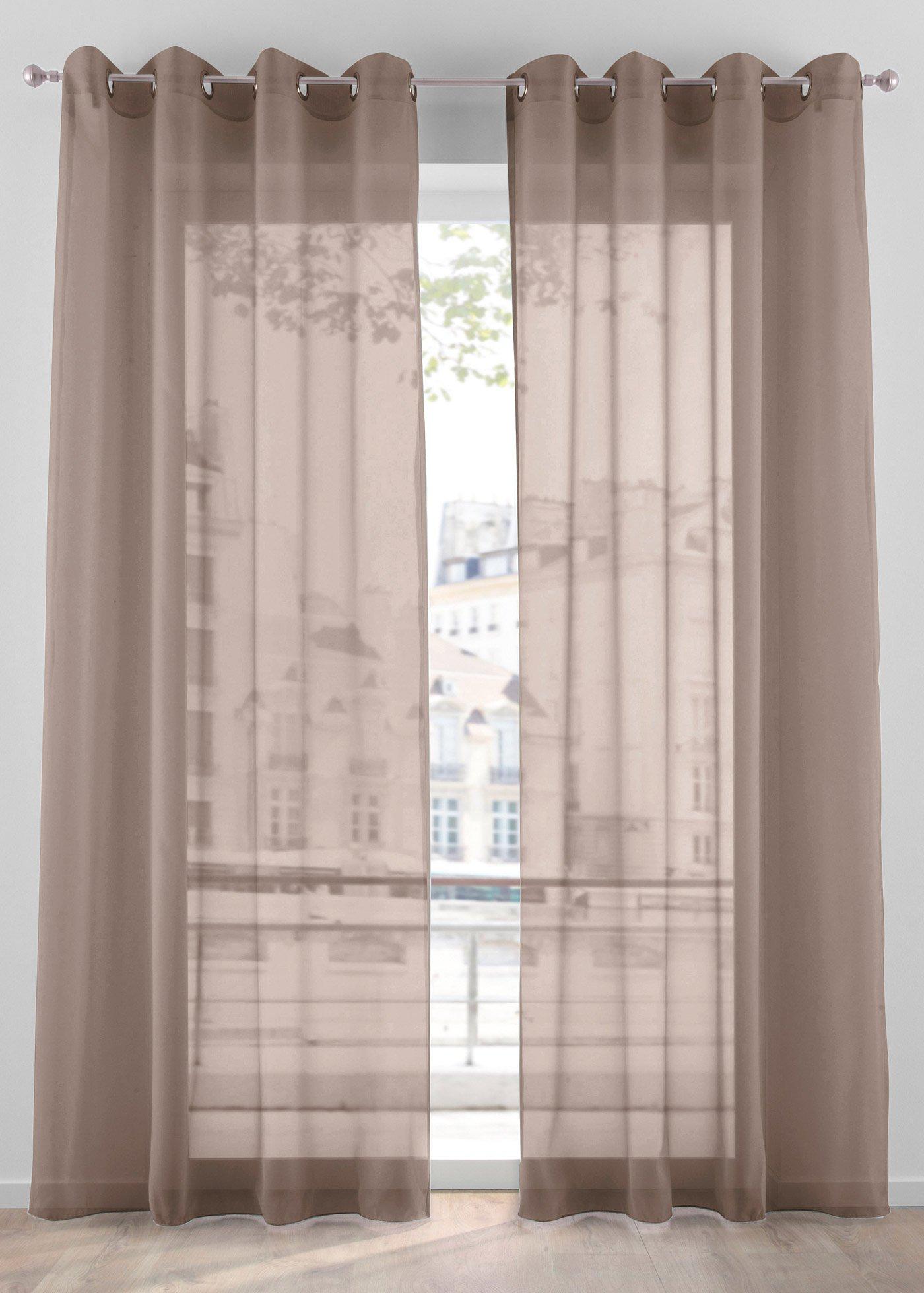 Voilage en tissu léger (1 pce)