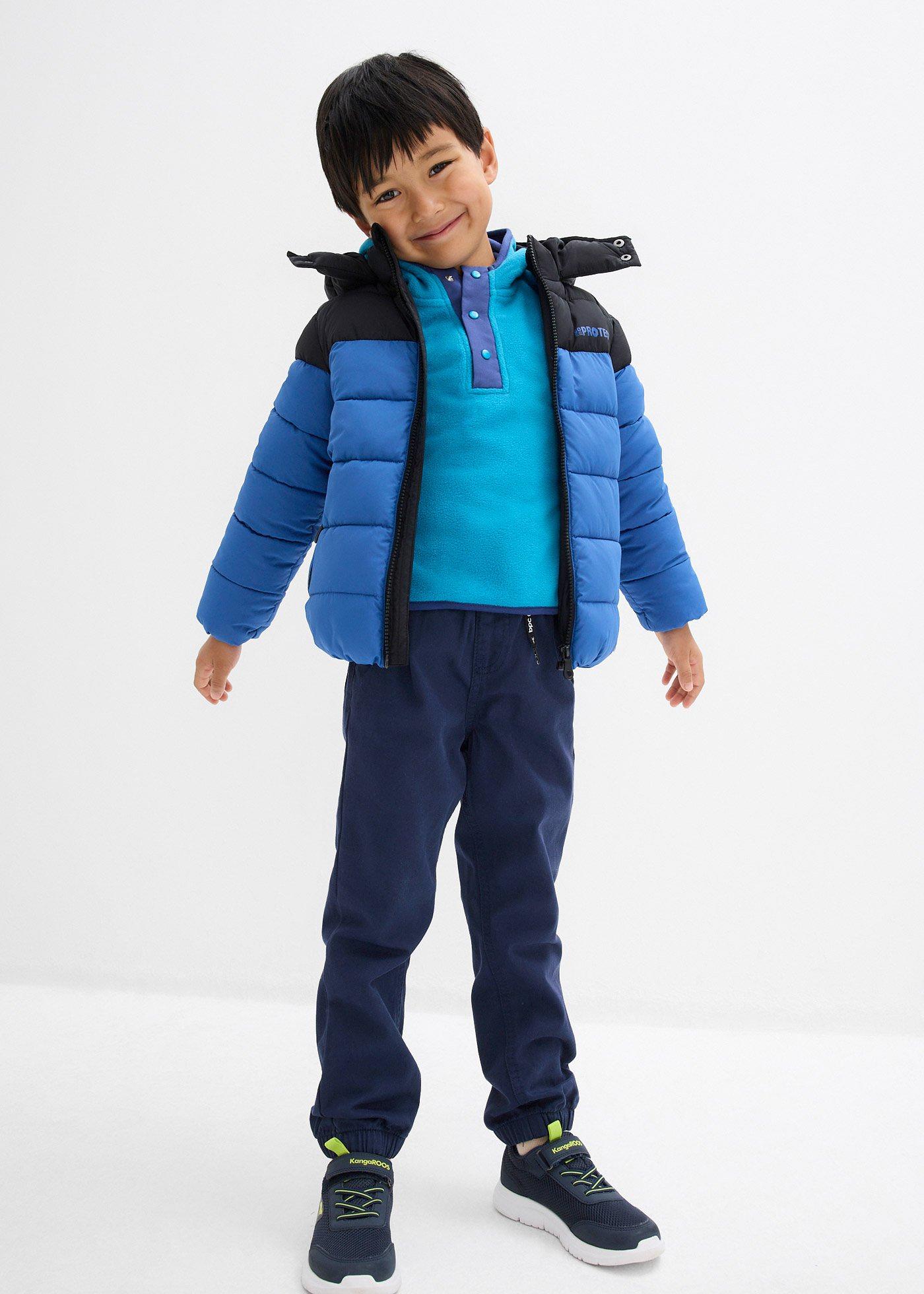 Bluza z miękkiego polaru z kapturem - Bonprix