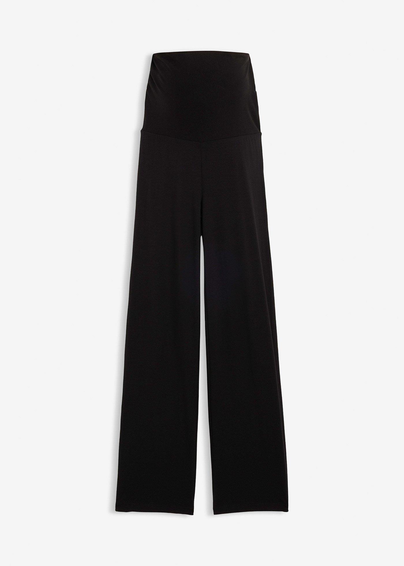 Pantalon jersey de grossesse 2en1 avec ceinture rabattable