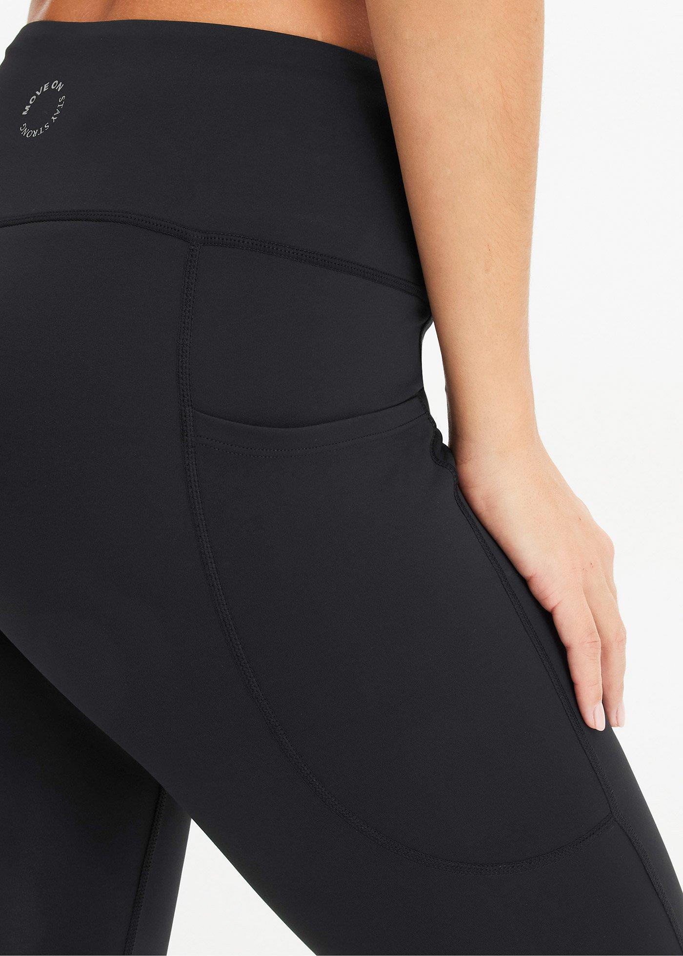 Wygodne legginsy sportowe z kieszonką na telefon, szybkoschnące - Bonprix
