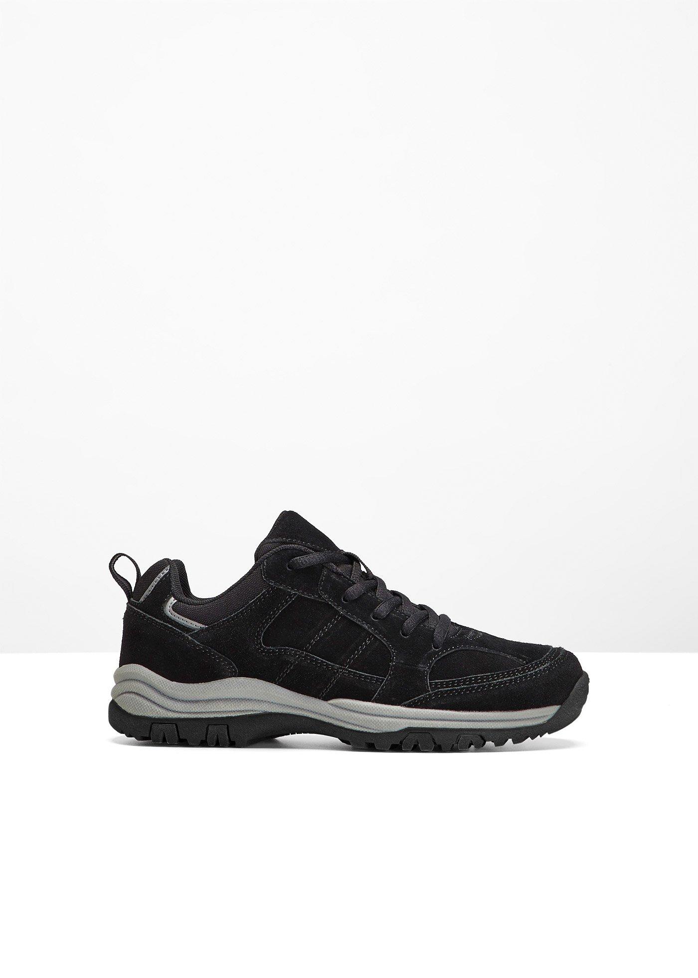 Chaussures de randonnée en cuir velours
