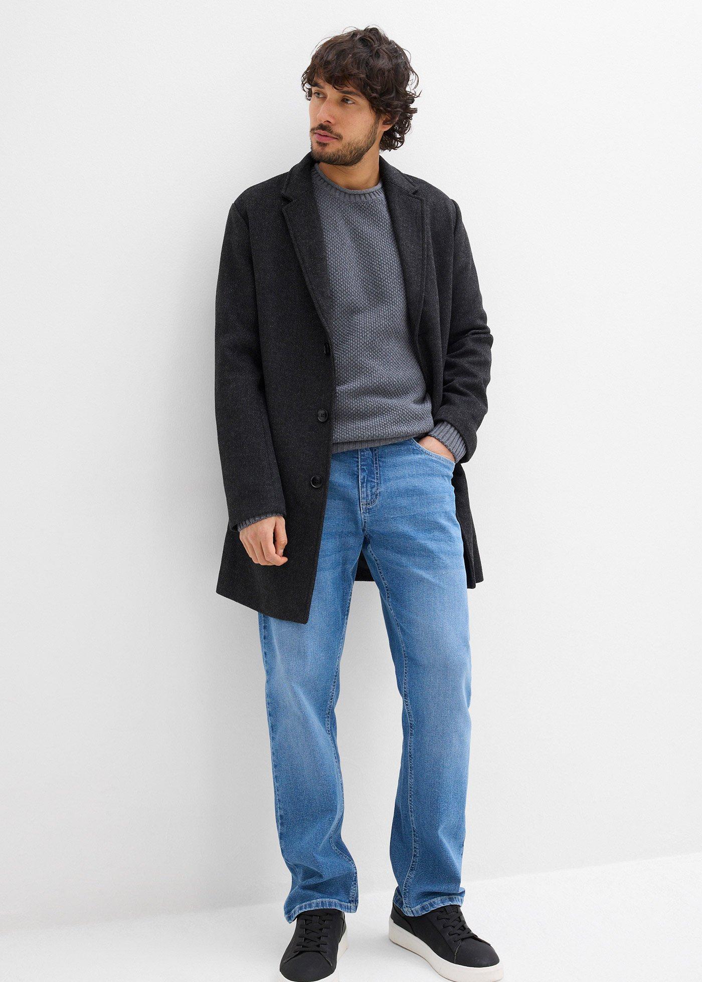 Sweter z bawełny z recyklingu - Bonprix