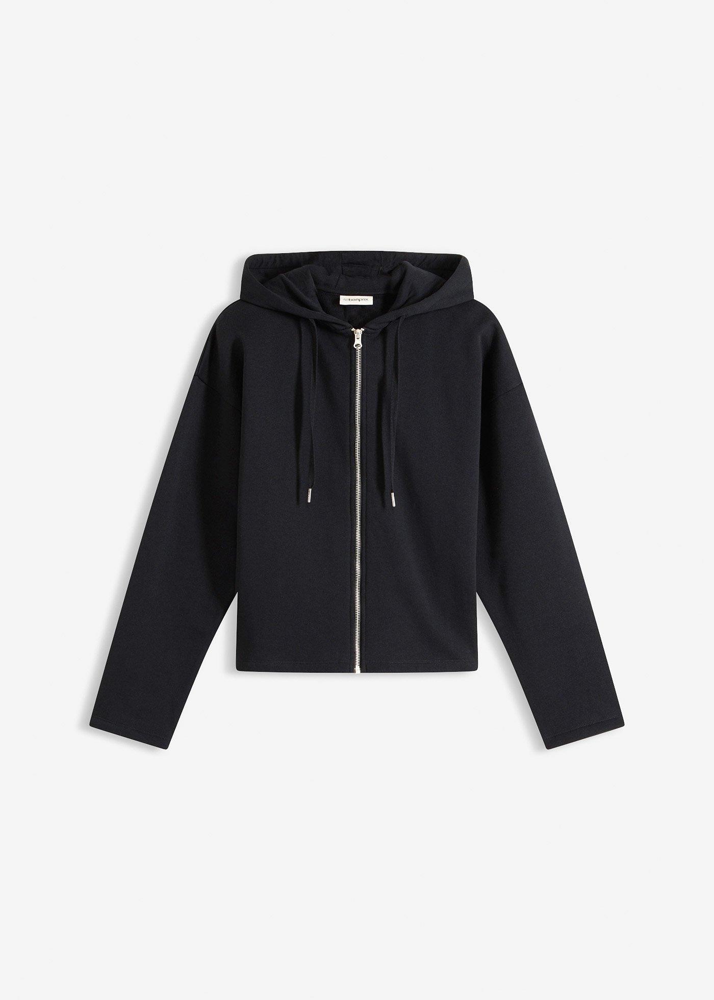Sweat zippé coton