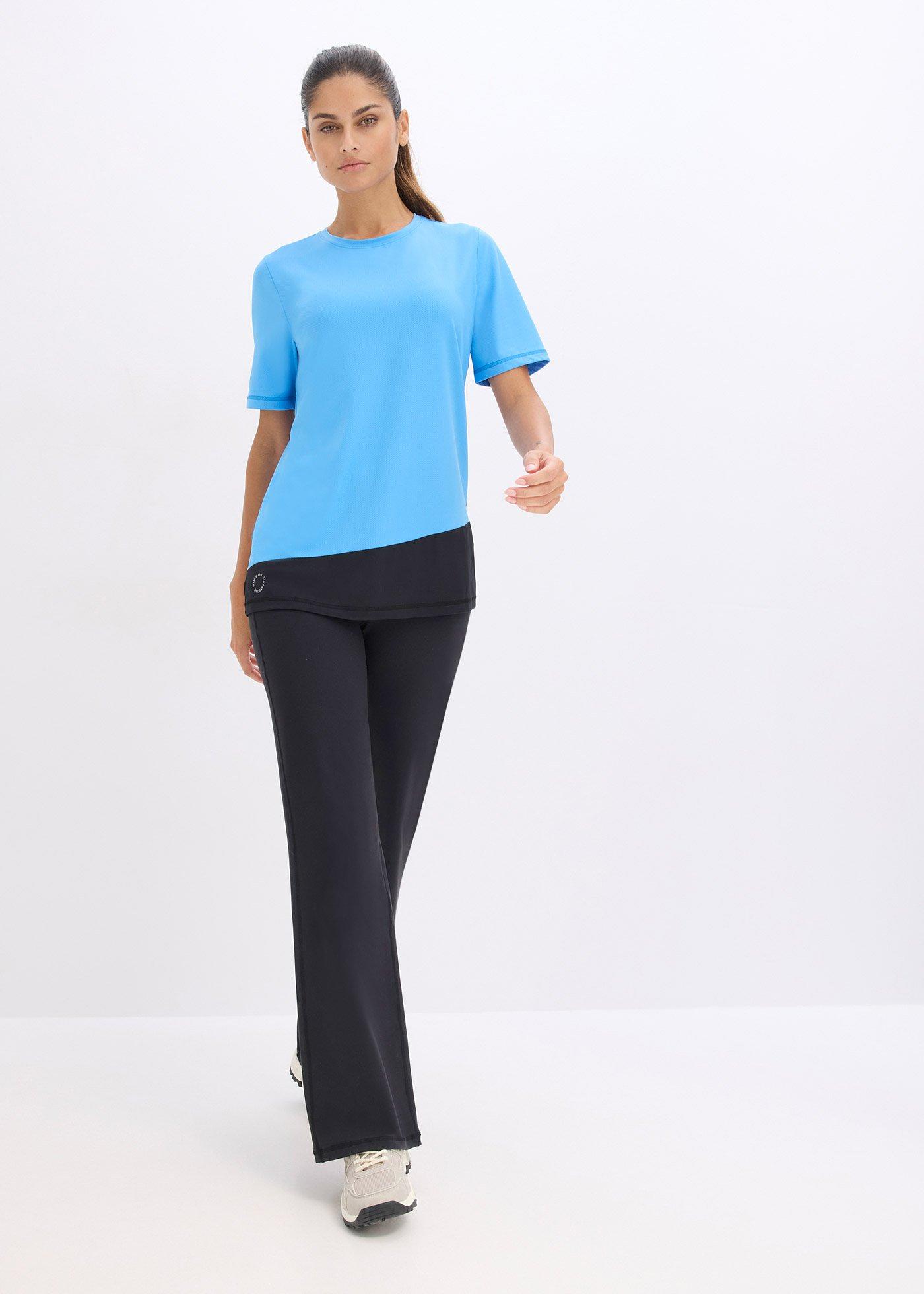 T-shirt sportowy o strukturalnym wyglądzie - Bonprix