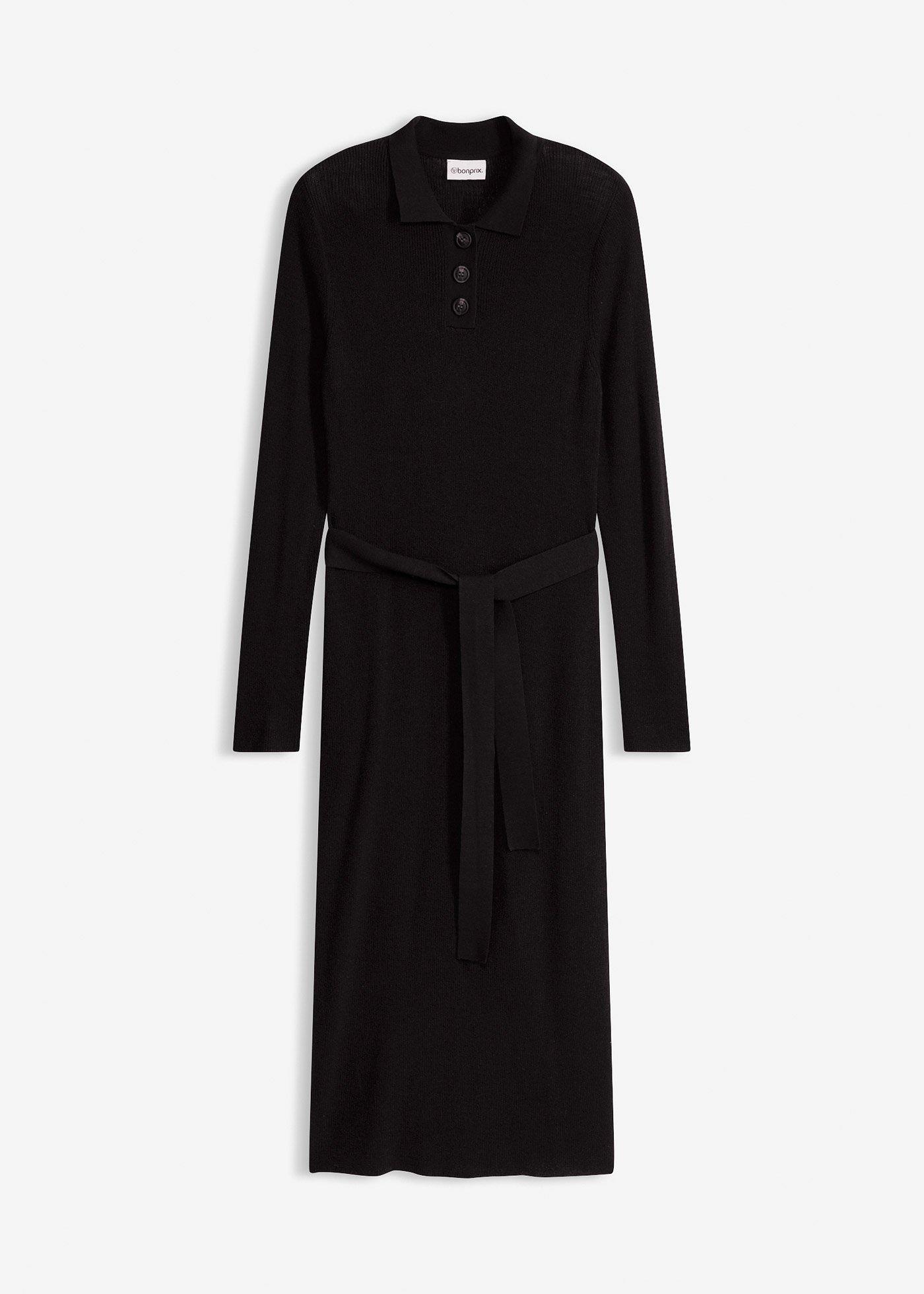 Robe en maille côtelée