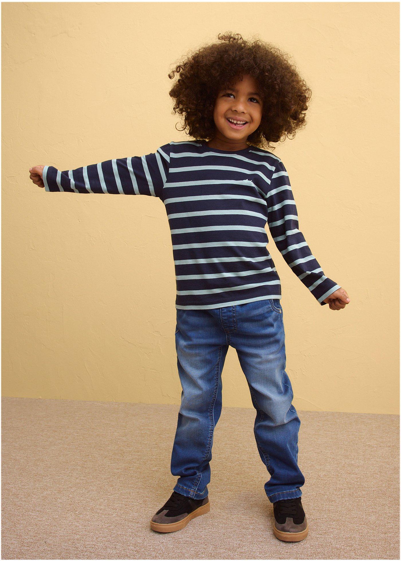 Bluzka z długim rękawem, z czystej bawełny organicznej (2 szt.) - Bonprix