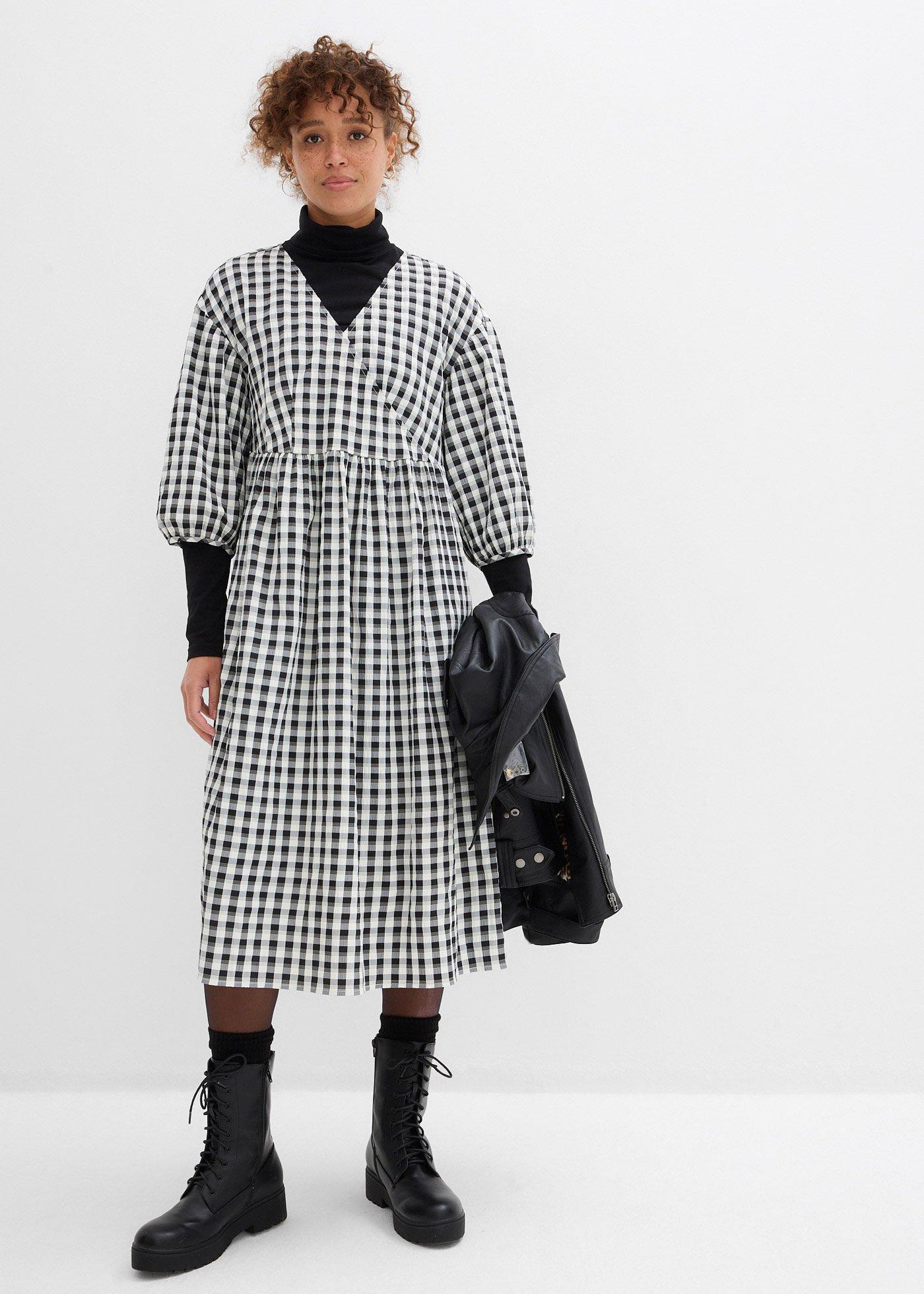 Sukienka midi oversize - Bonprix