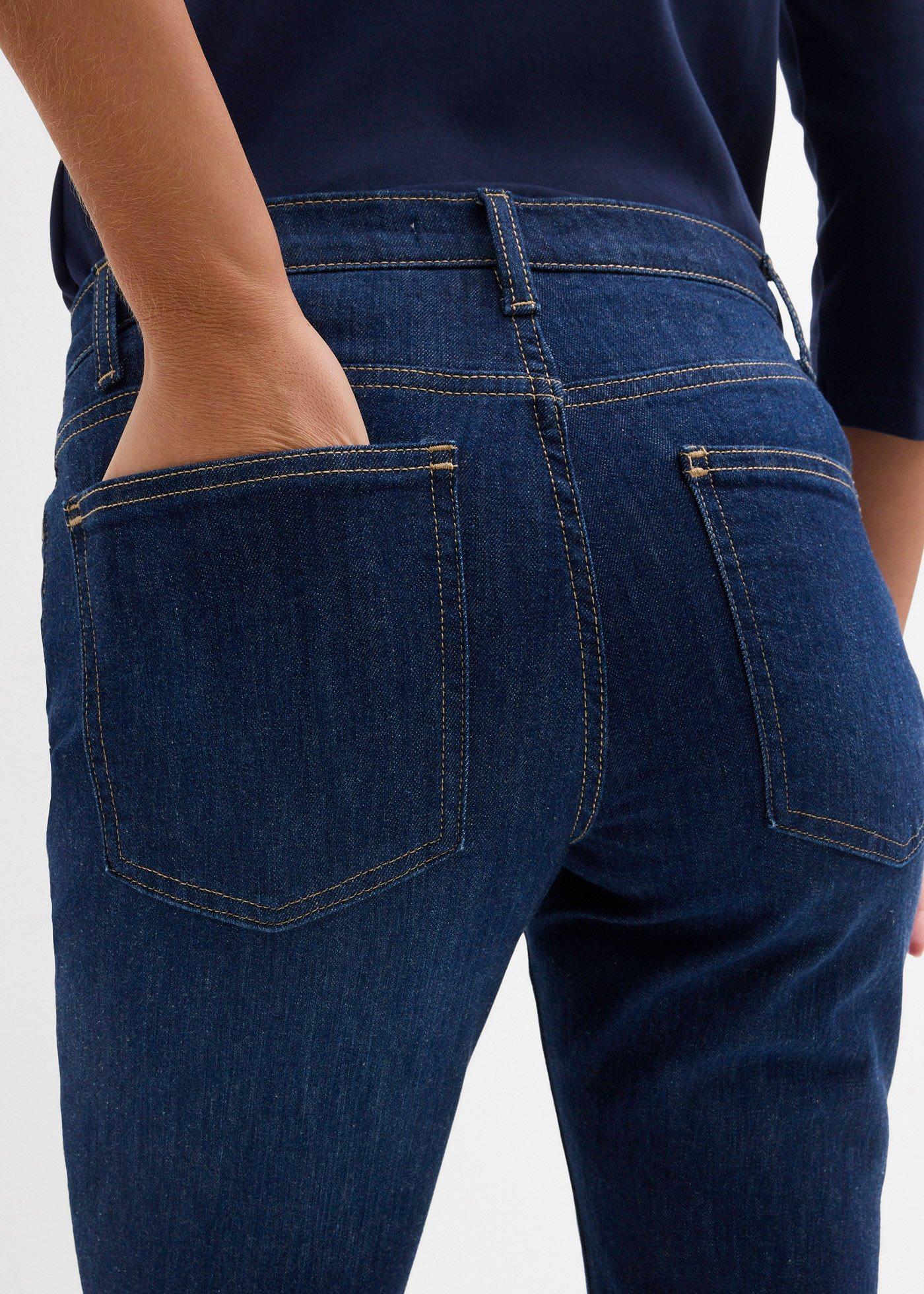 Dżinsy dzwony, mid waist - Bonprix