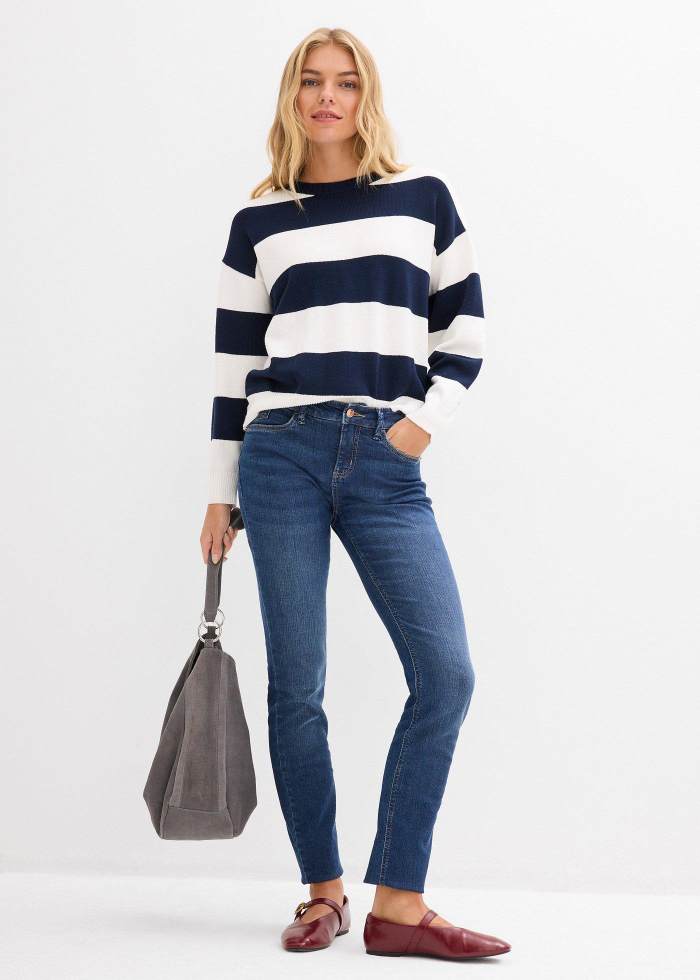 Sweter oversize z miękkiej mieszanki wiskozy - Bonprix