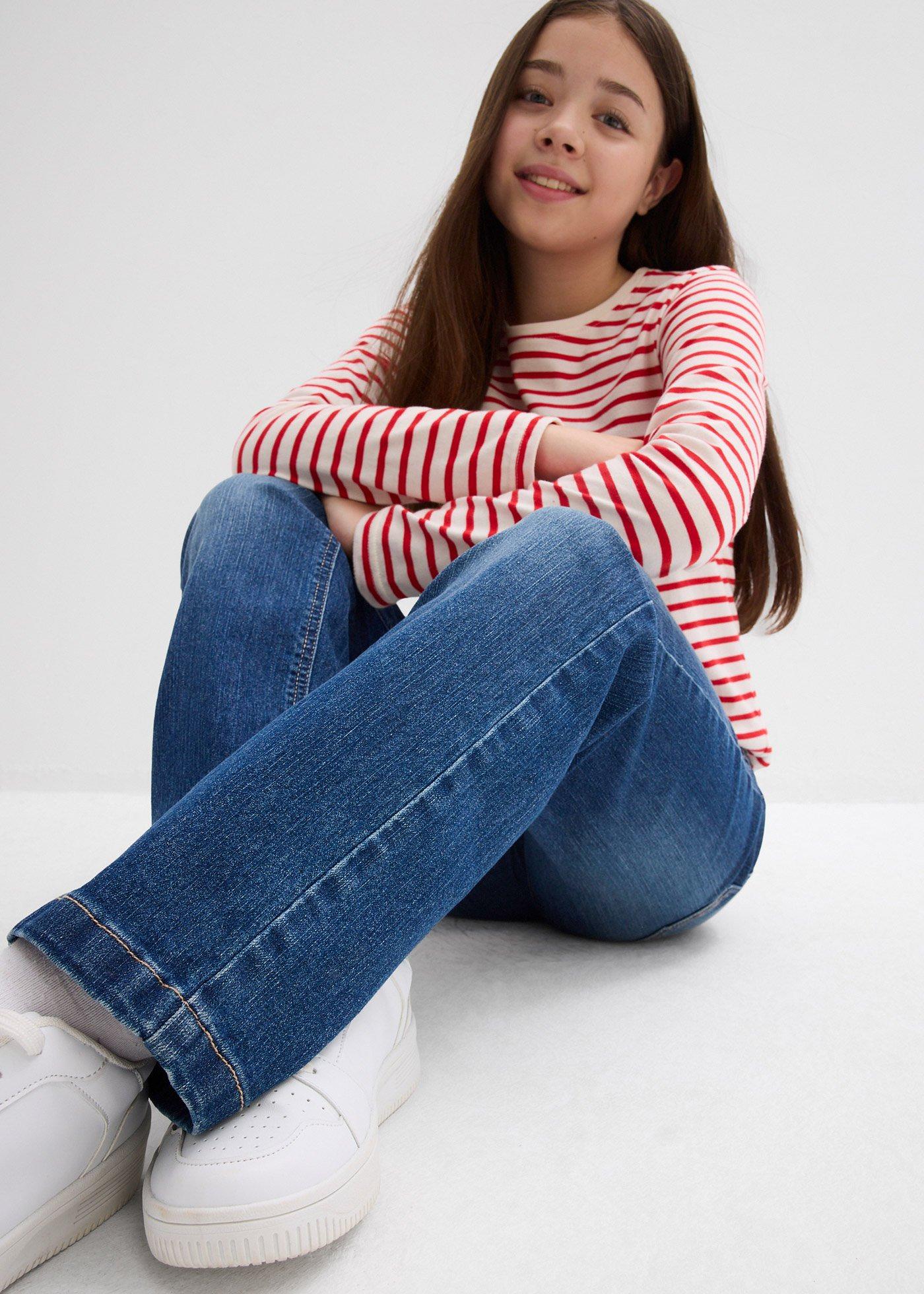 Dżinsy straight, mid waist - Bonprix