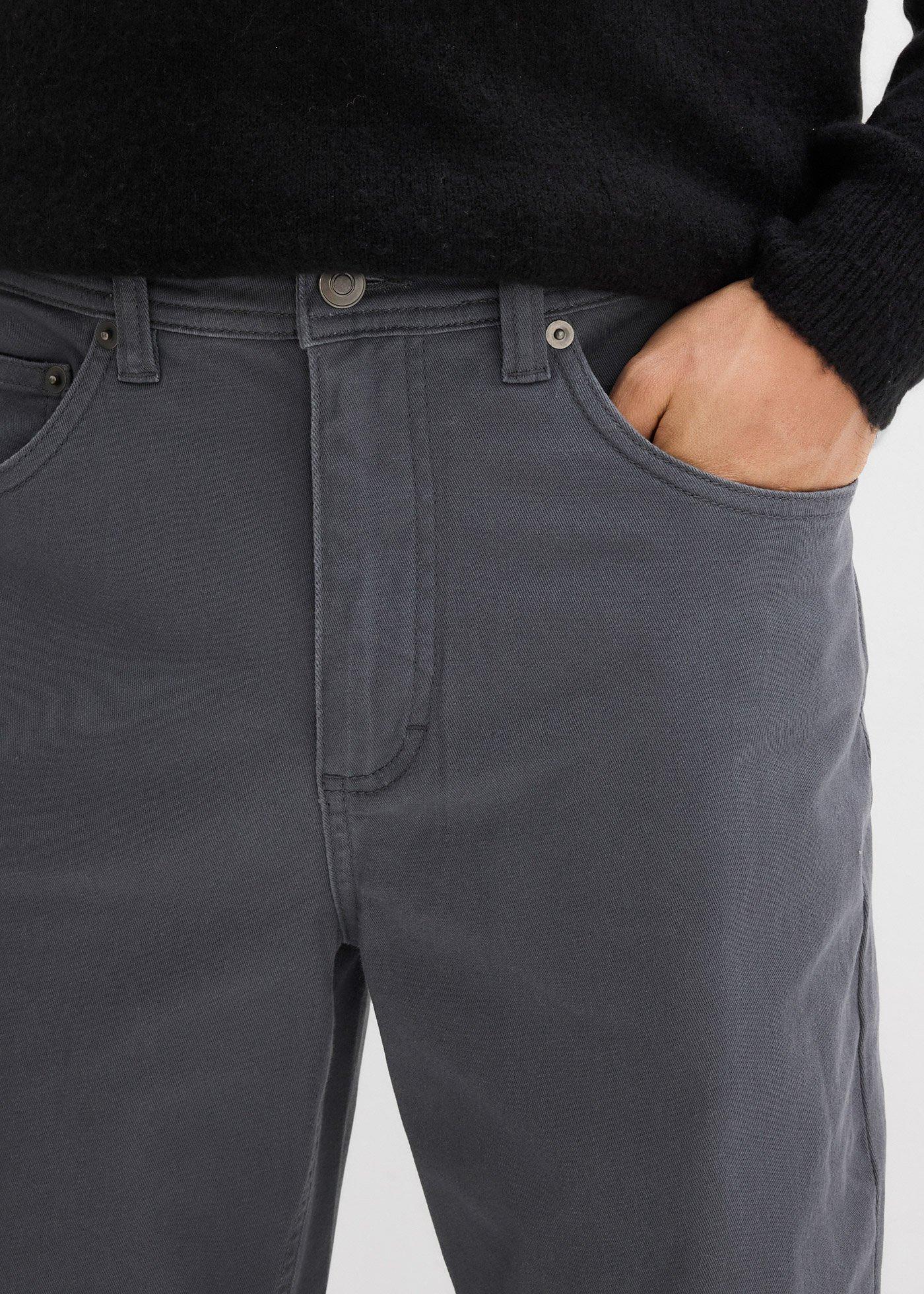 Spodnie ze stretchem o kroju classic fit z elastyczną gumką w talii, prosta nogawka - Bonprix