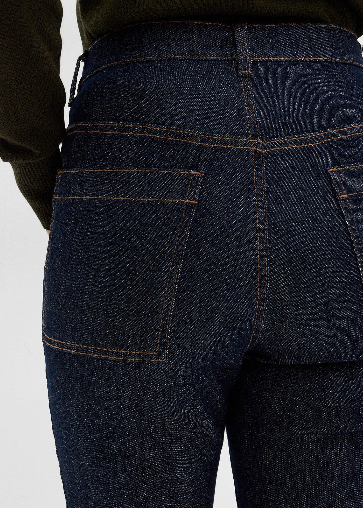 Dżinsy o kroju bootcut, high waist, z wygodnym pasem - Bonprix