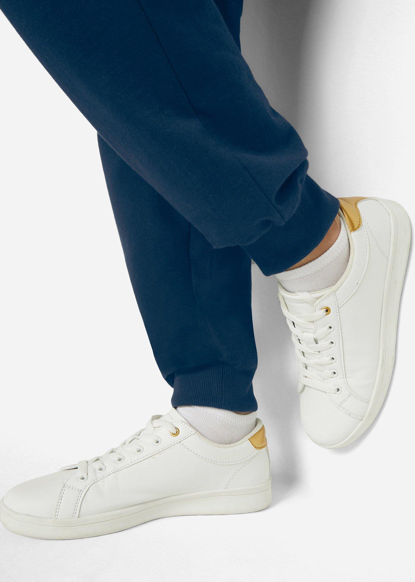 Spodnie dresowe z czystej bawełny (2 pary) - Bonprix