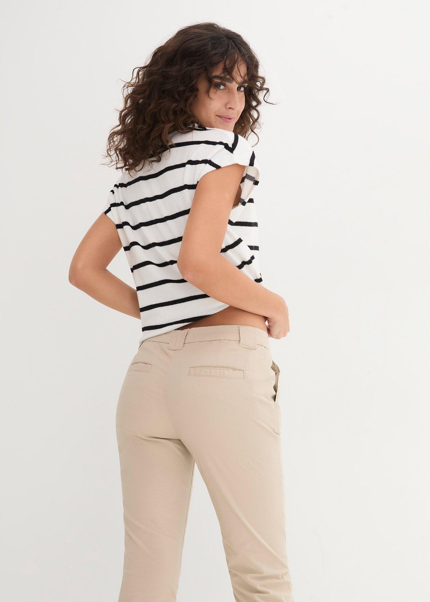 Spodnie chinosy ze stretchem - Bonprix