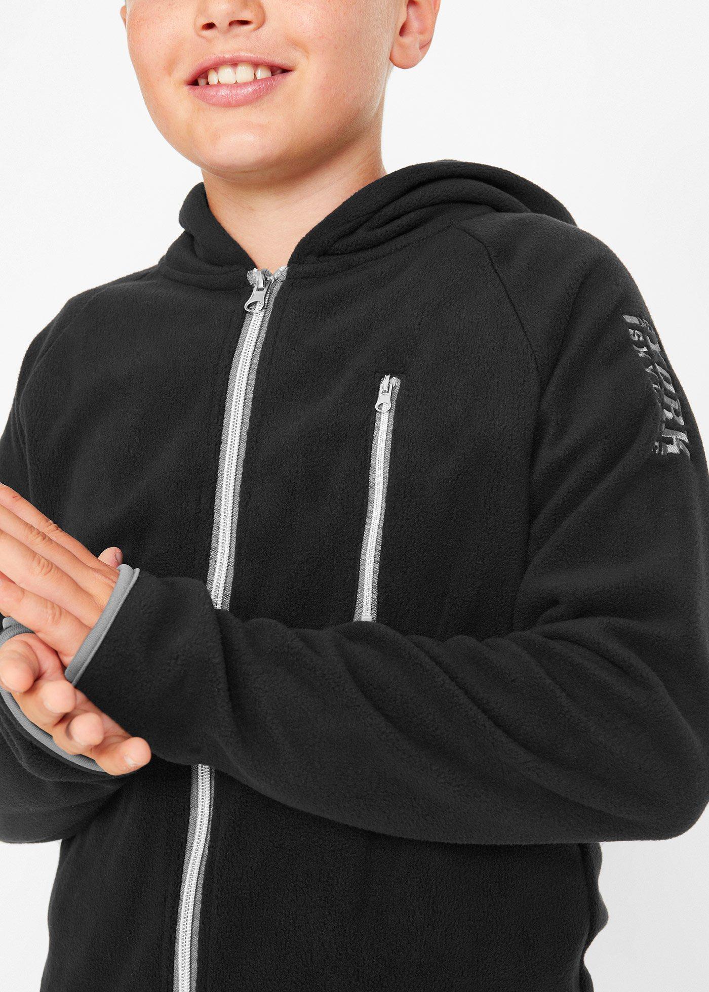 Bluza rozpinana z polaru z kontrastowymi detalami - Bonprix