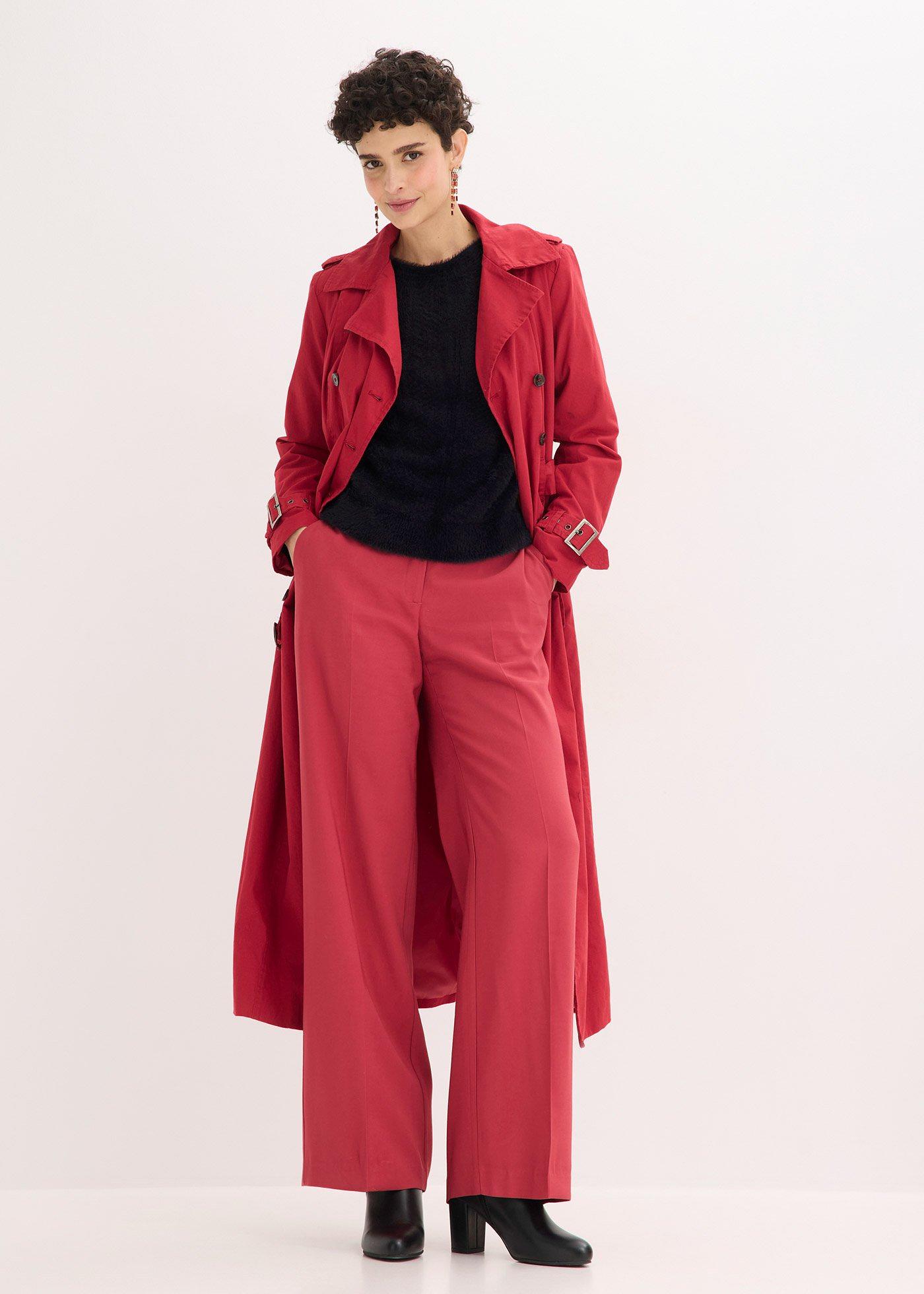 Sweter ażurowy z przędzy piórkowej - Bonprix
