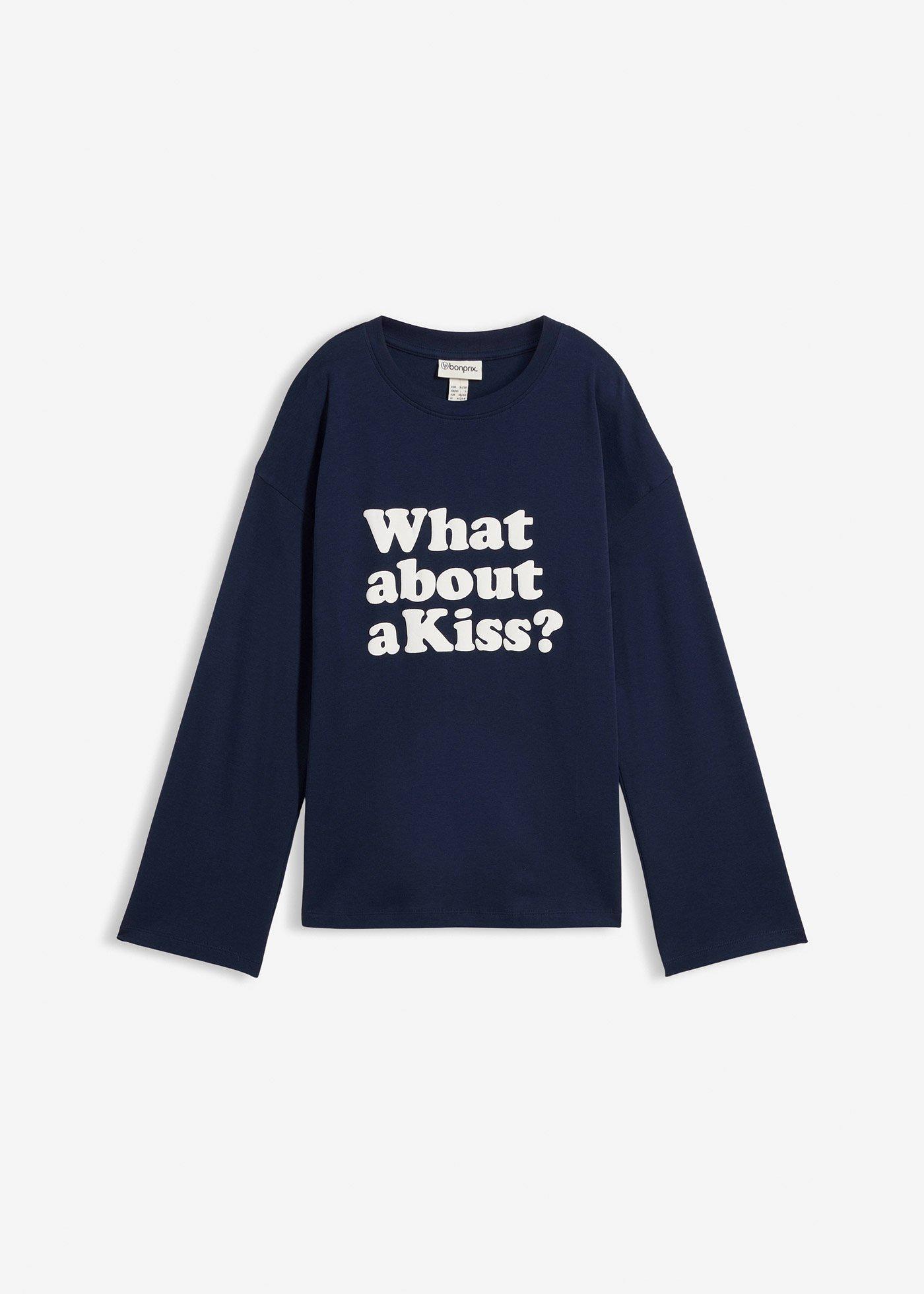T-shirt manches longues en coton épais