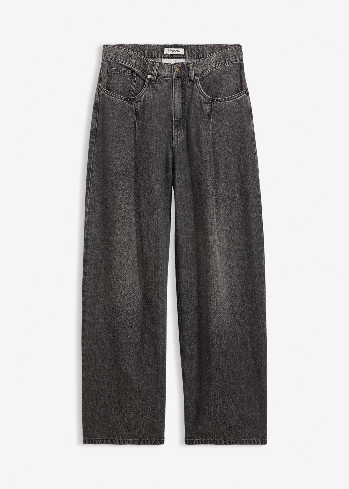 Jean large taille haute