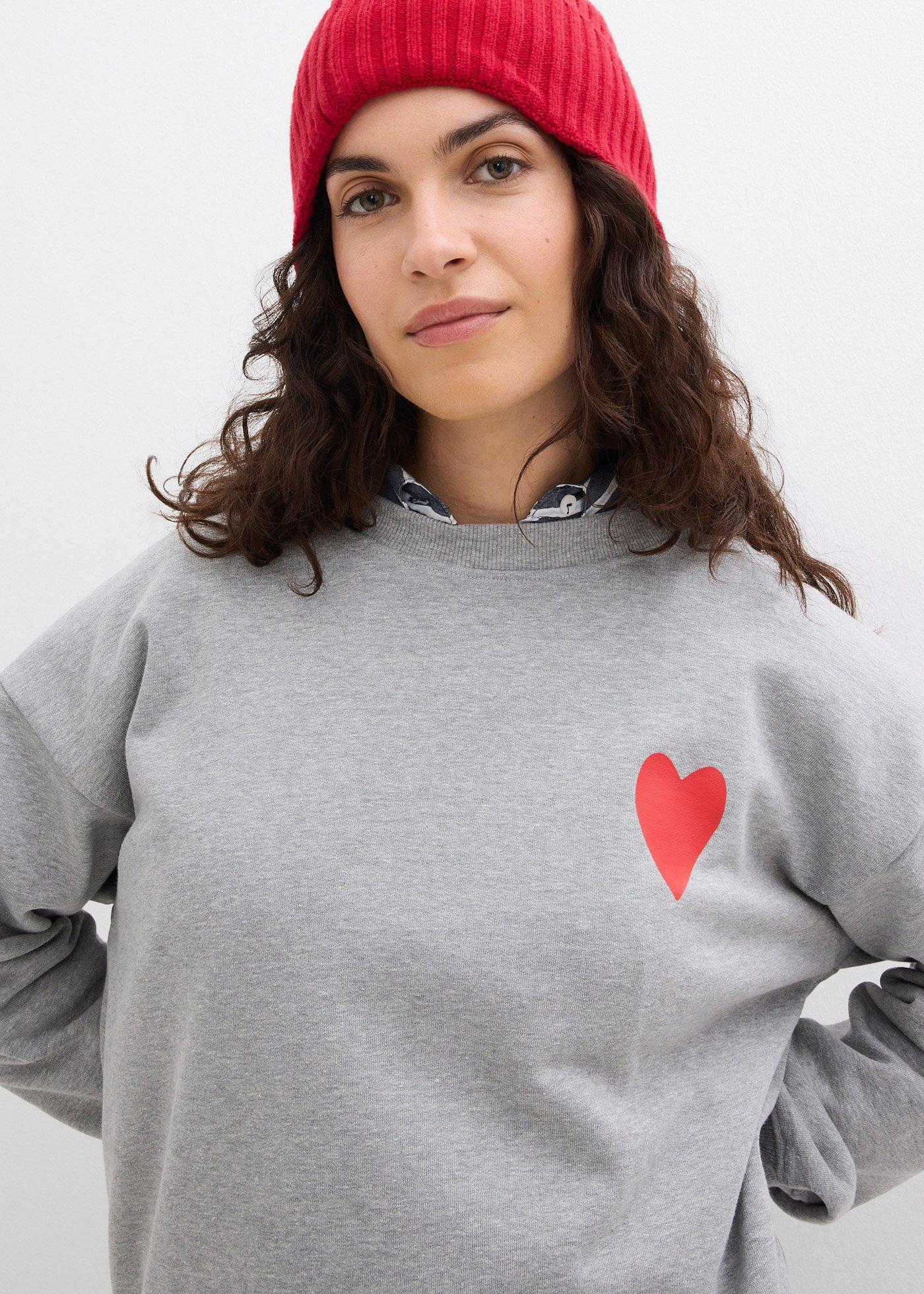 Bluza oversize z bawełny organicznej - Bonprix