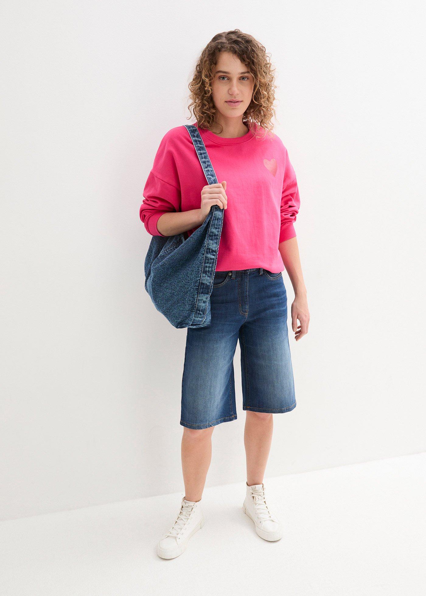 Bluza oversize z bawełny organicznej - Bonprix