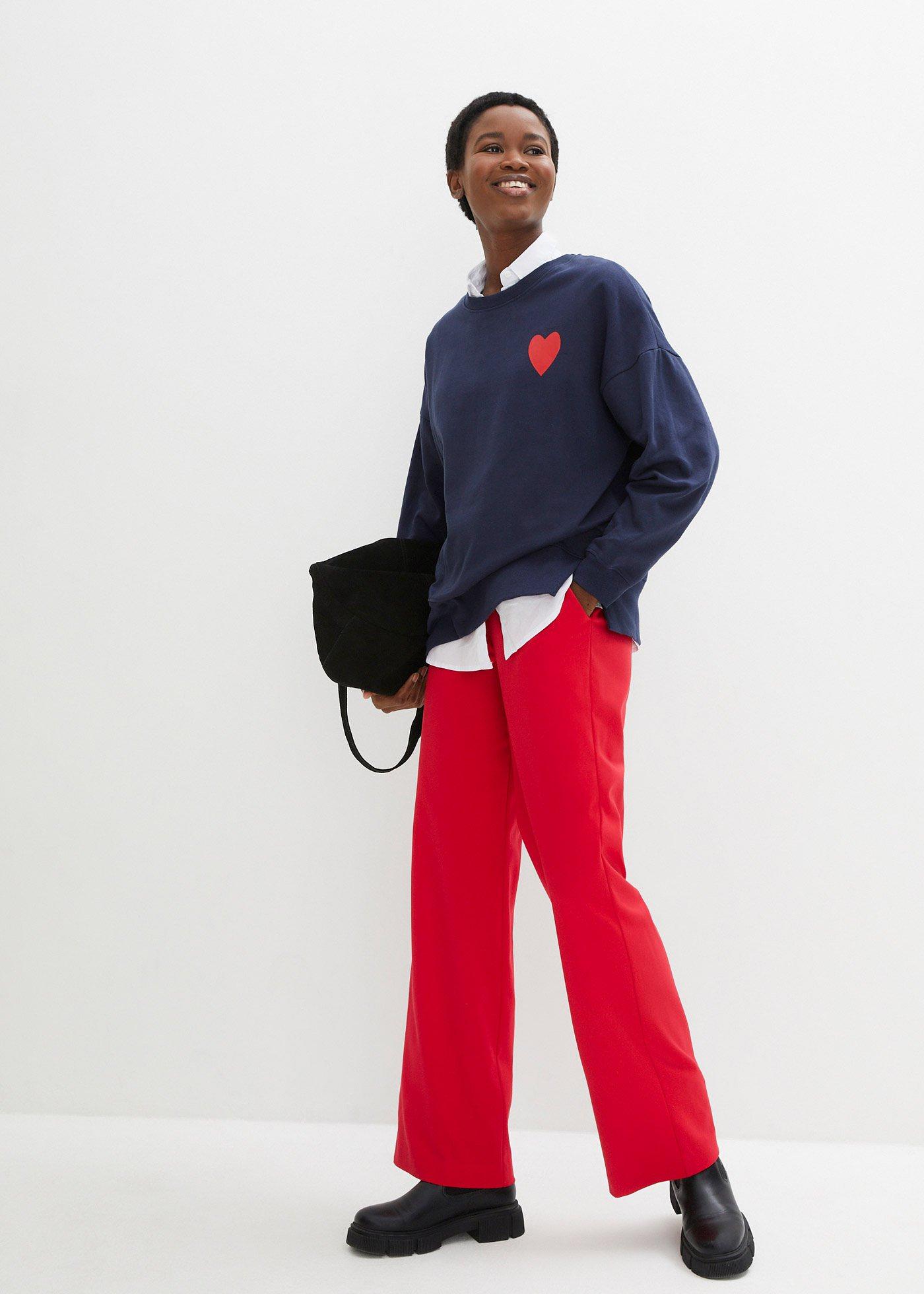 Bluza oversize z bawełny organicznej - Bonprix