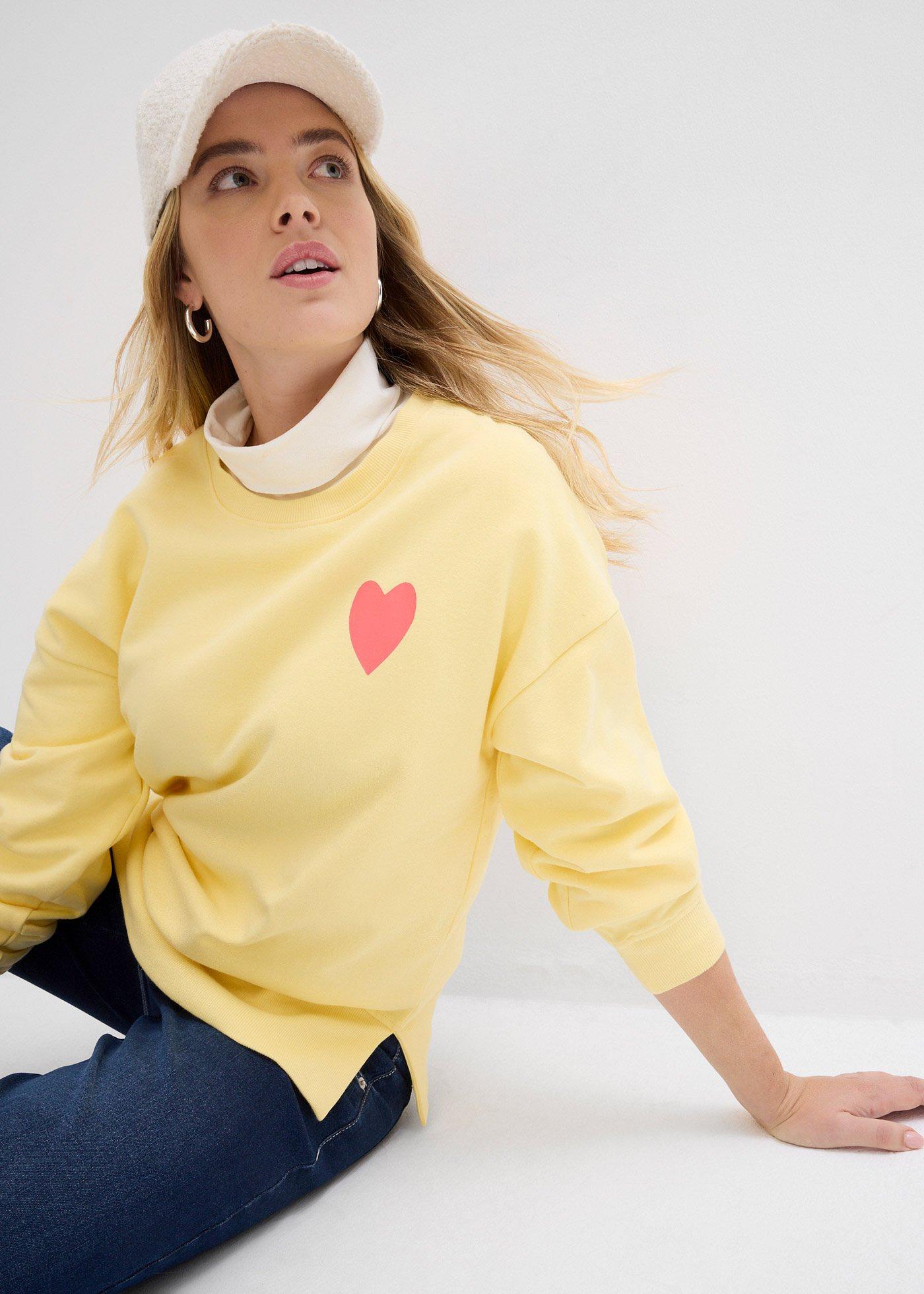 Bluza oversize z bawełny organicznej - Bonprix