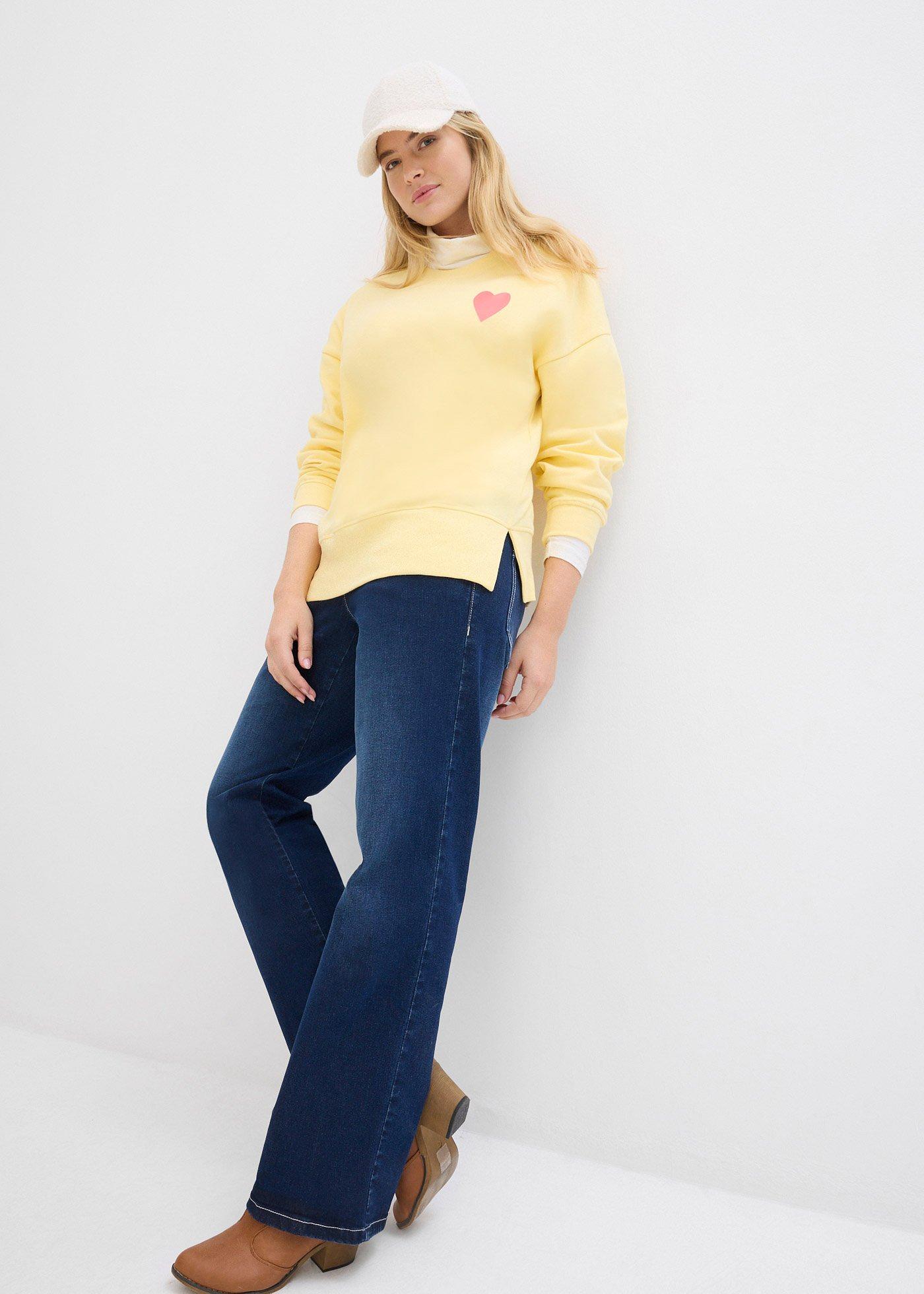 Bluza oversize z bawełny organicznej - Bonprix