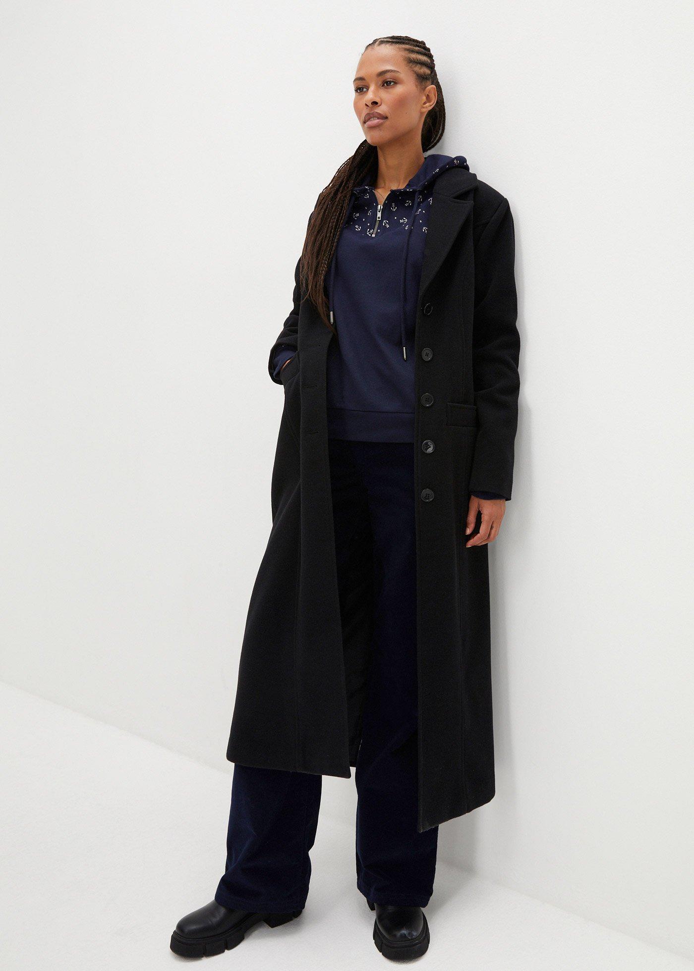 Bluza z kapturem i zamkiem, z czystej bawełny - Bonprix