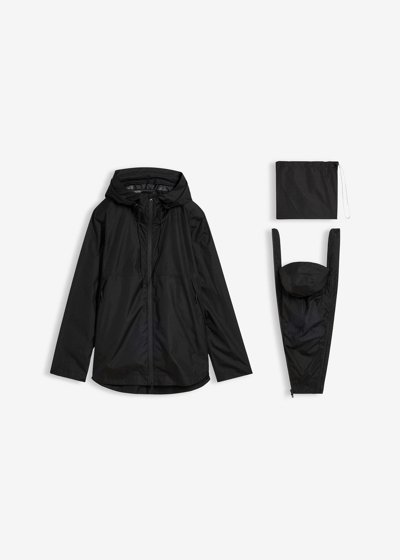 Veste de grossesse ultra-légère imperméable et coupe-vent, fonction portage