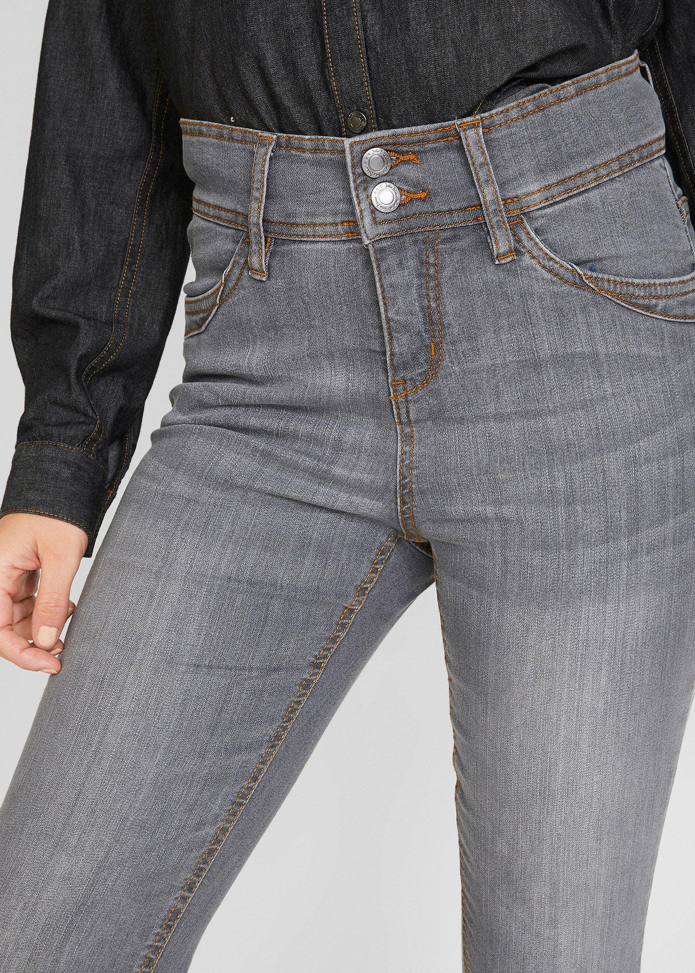 Jeansy o kroju slim fit, high-waist, z wygodnym stretchem - Bonprix