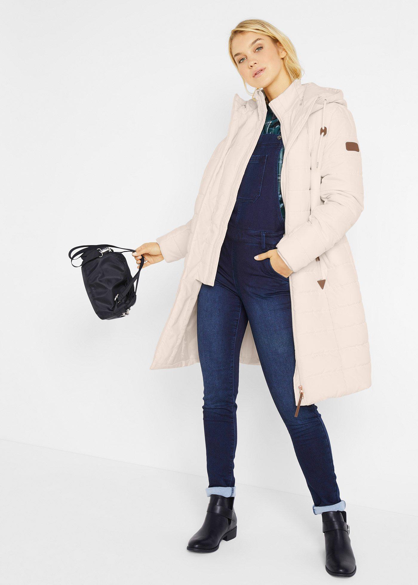 Płaszcz pikowany w optyce 2 w 1 - Bonprix