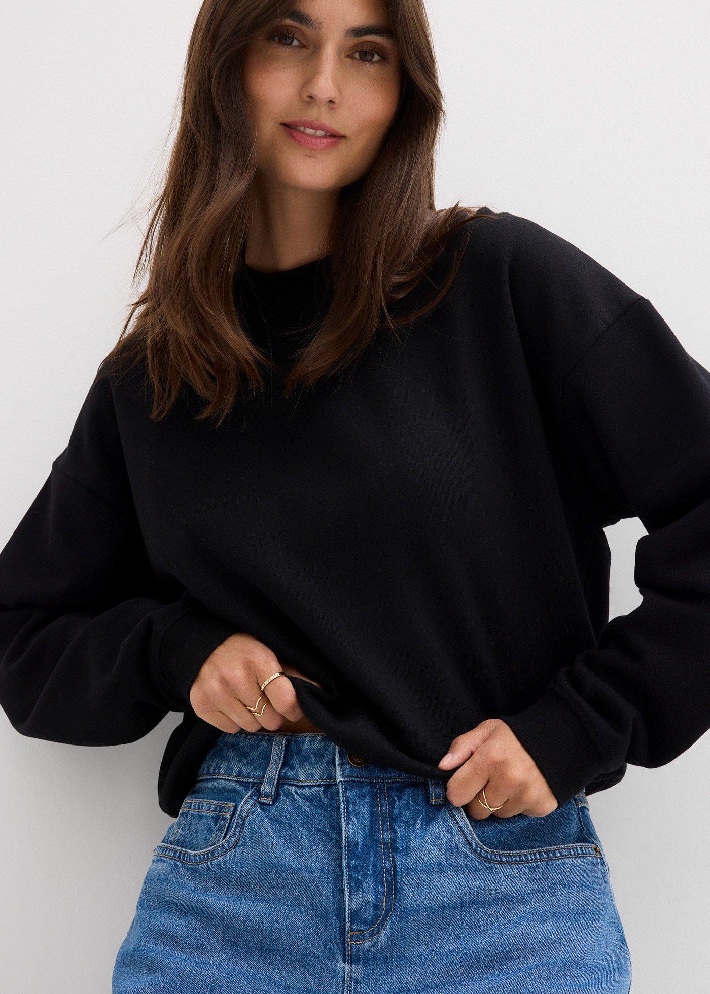 Jeansy typu barrel, mid waist - Bonprix